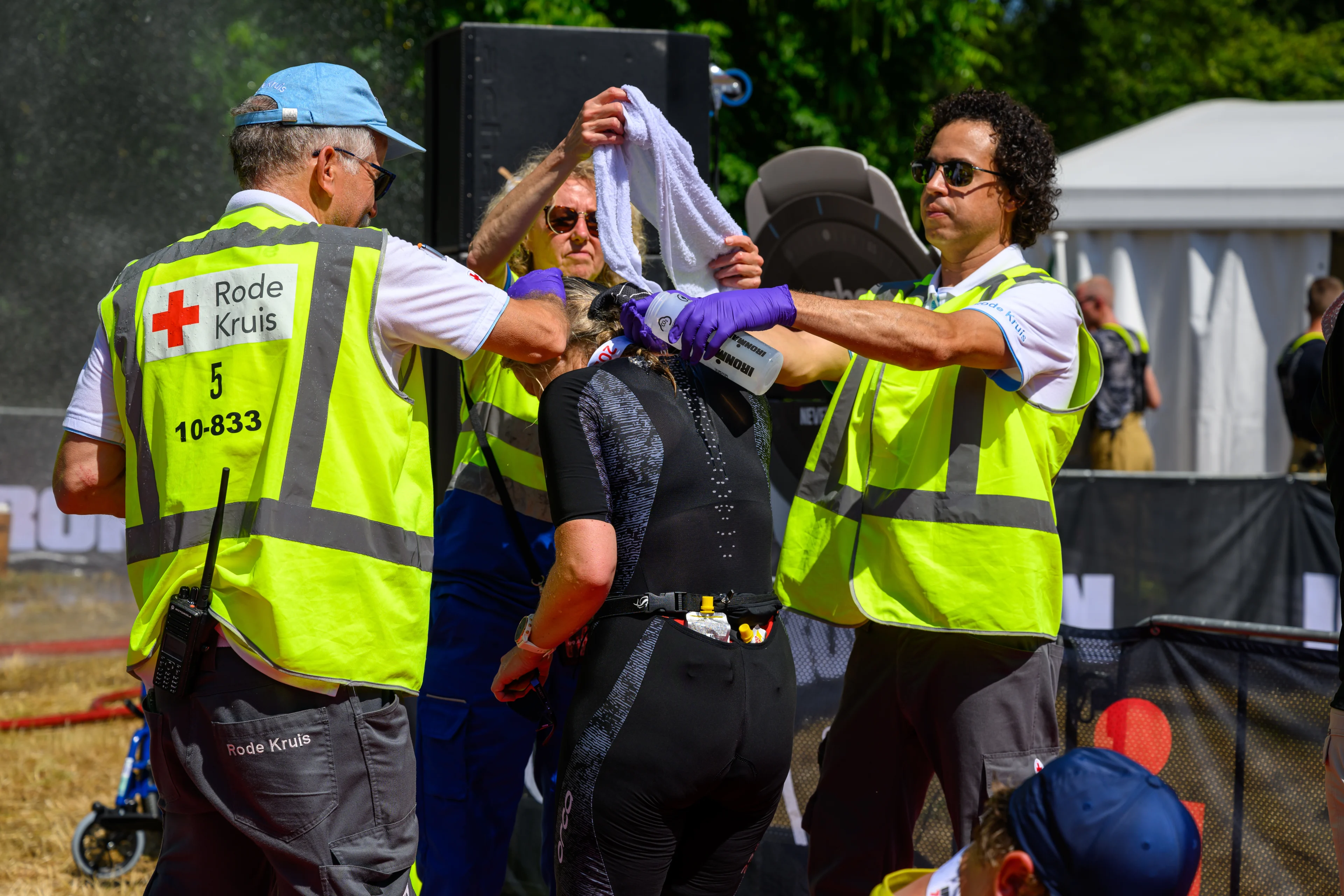 Negentig mensen bevangen door hitte bij evenement Ironman in Hoorn 