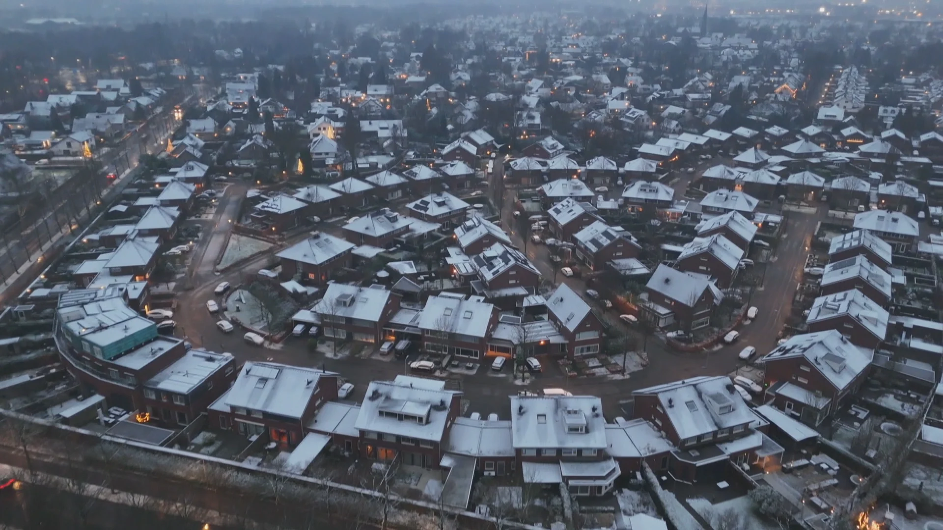 Nederland kleurt wit en dat levert prachtige plaatjes op