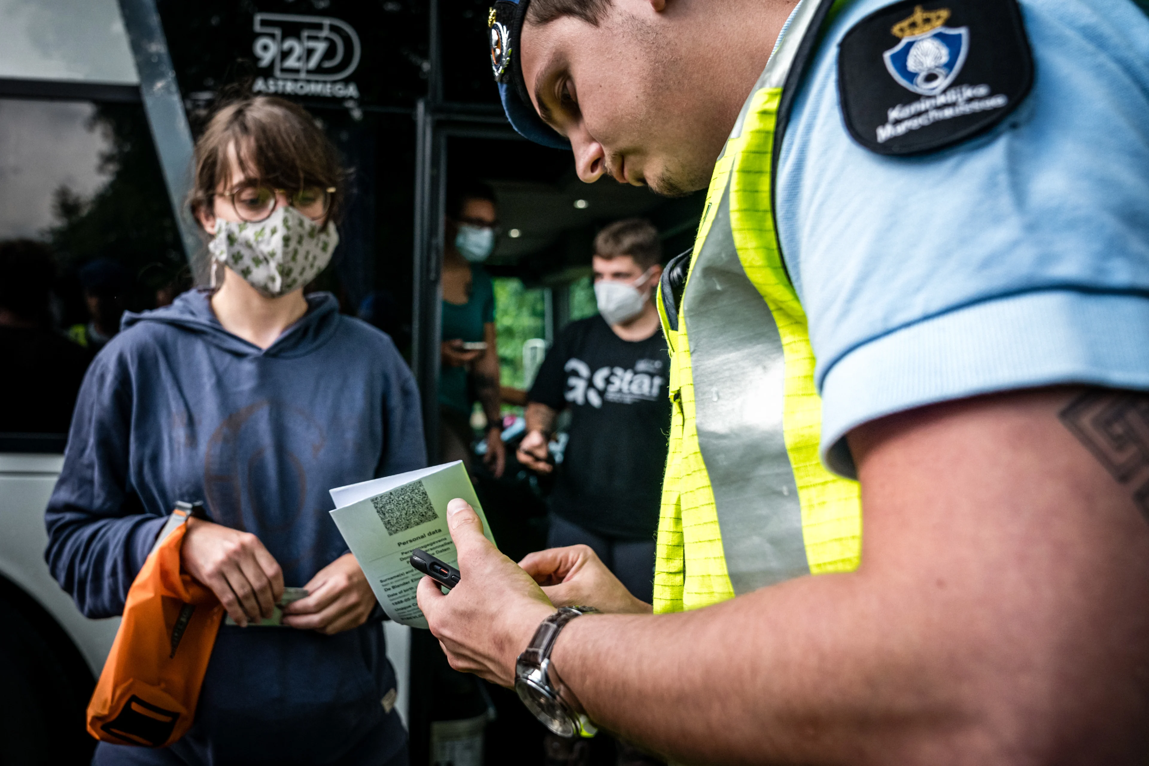 Vandaag voor het eerst controle op coronabewijs bij grens