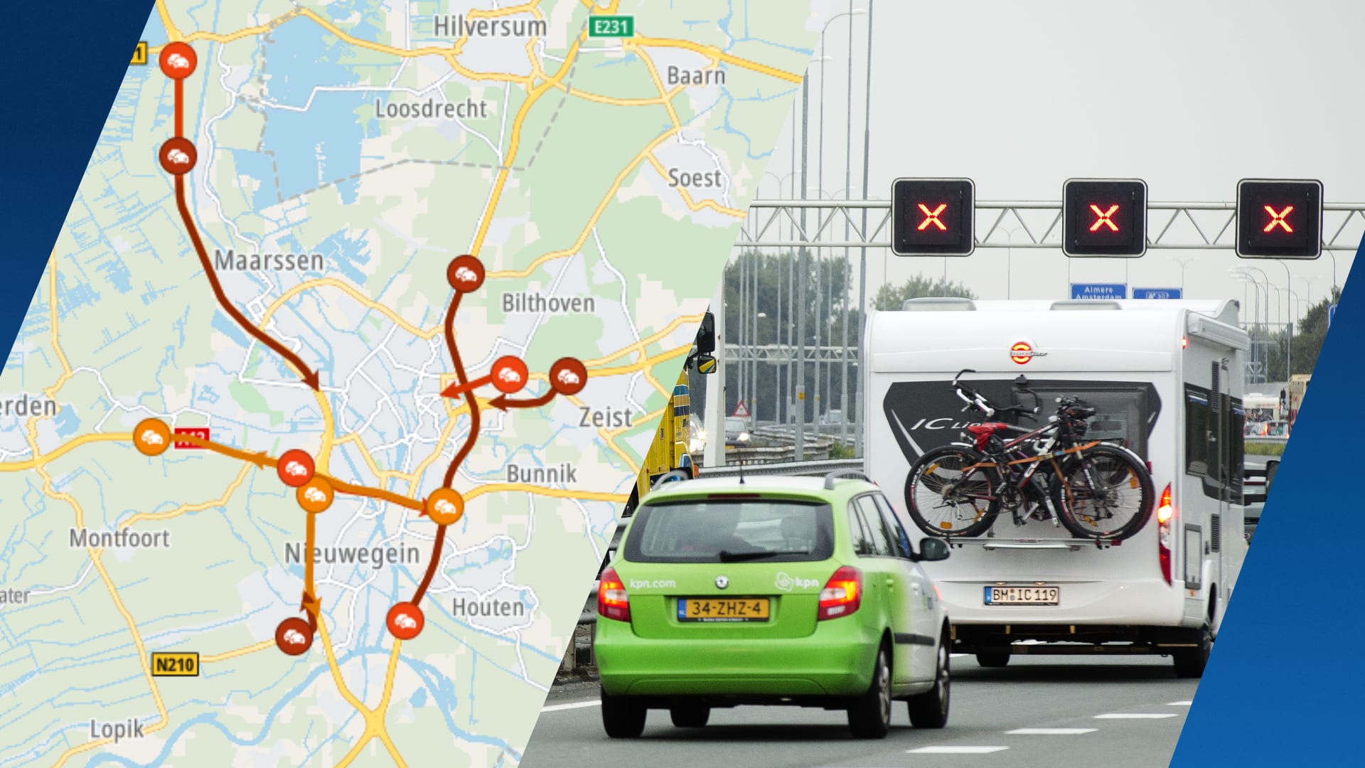 Verkeersdrukte rondom Utrecht neemt snel af