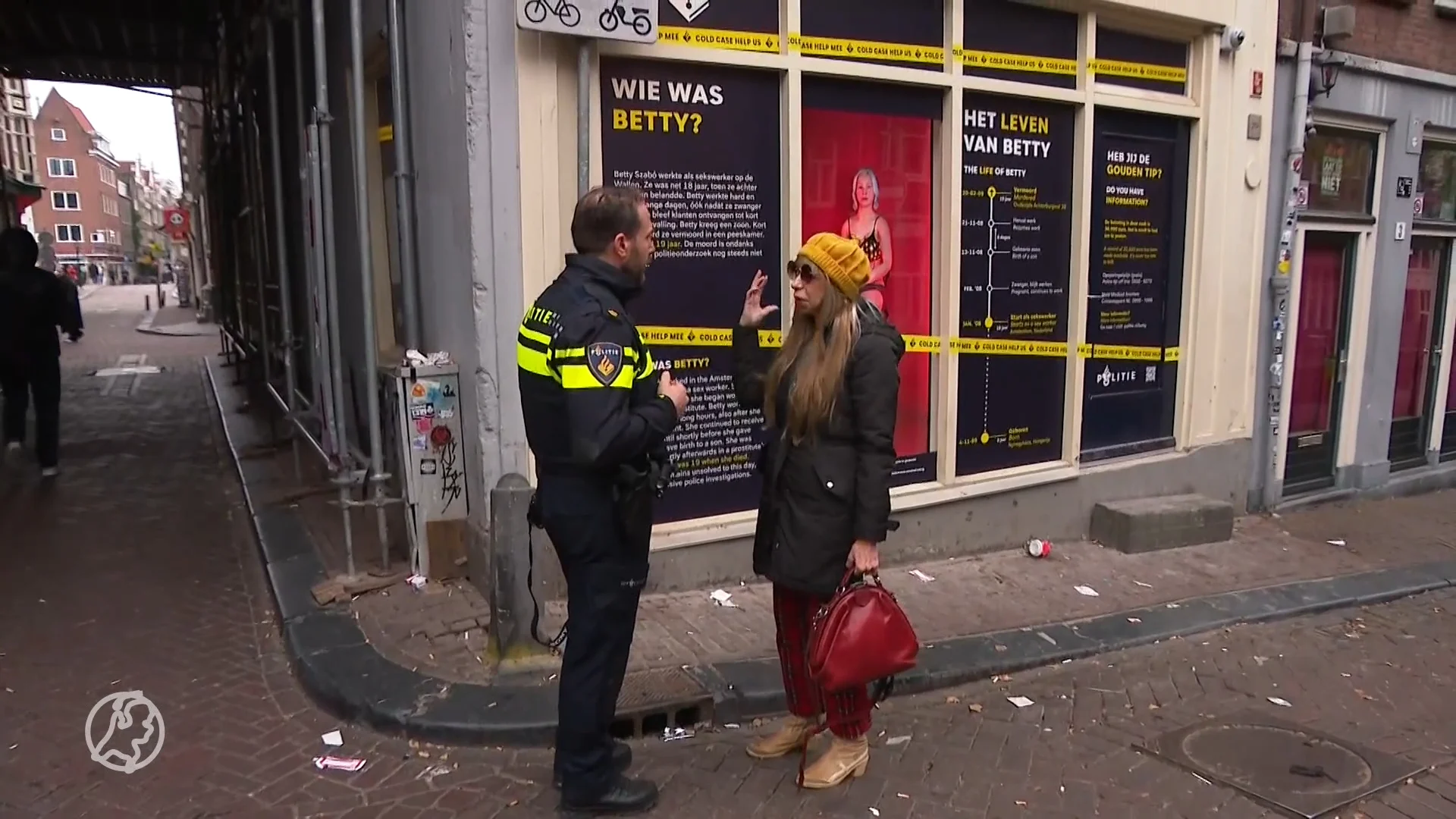 Oud-collega vermoorde sekswerker Betty emotioneel bij zien hologram