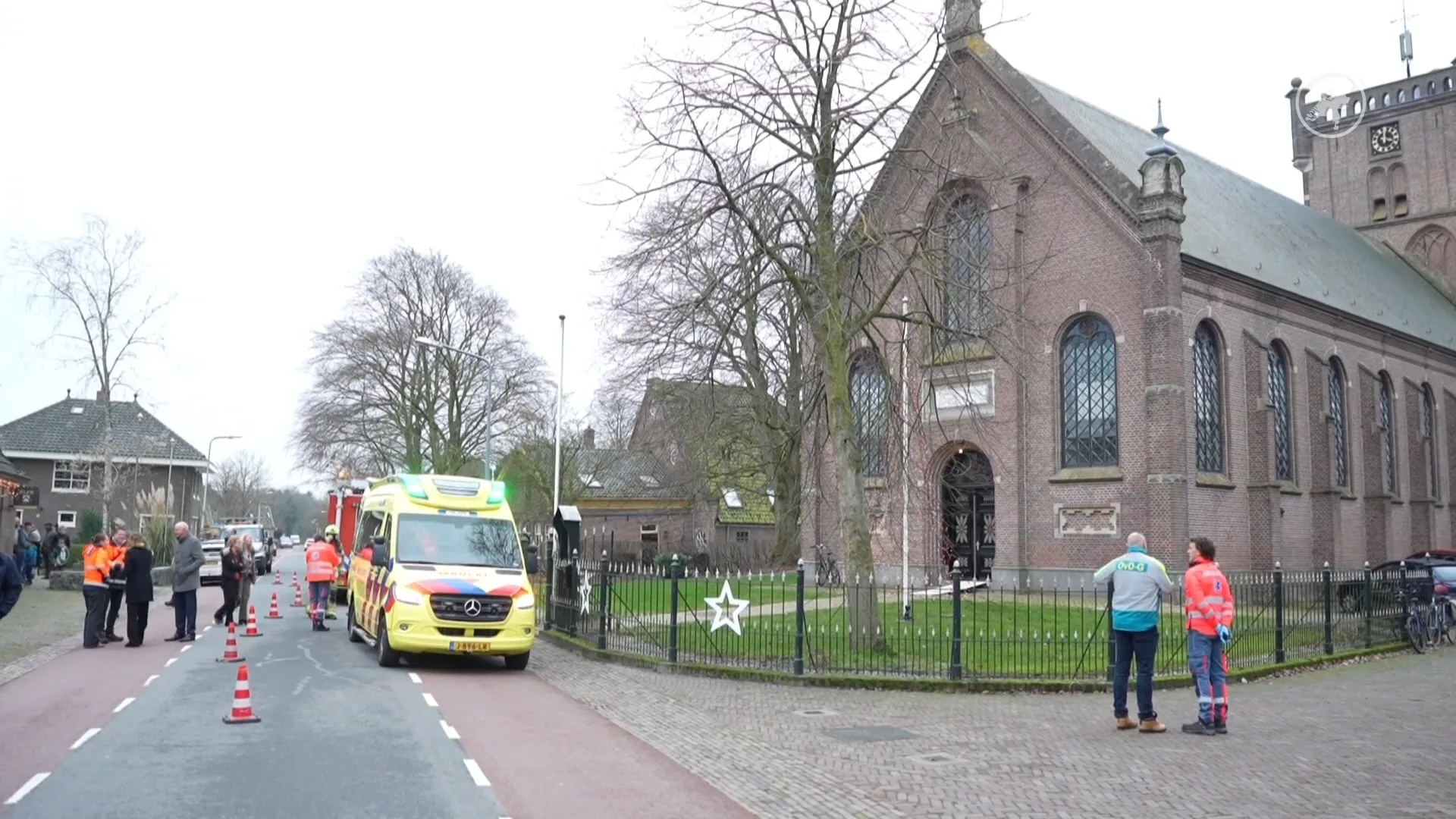 Elf bezoekers onwel tijdens kerkelijke uitvaart Aartswoud, pand ontruimd