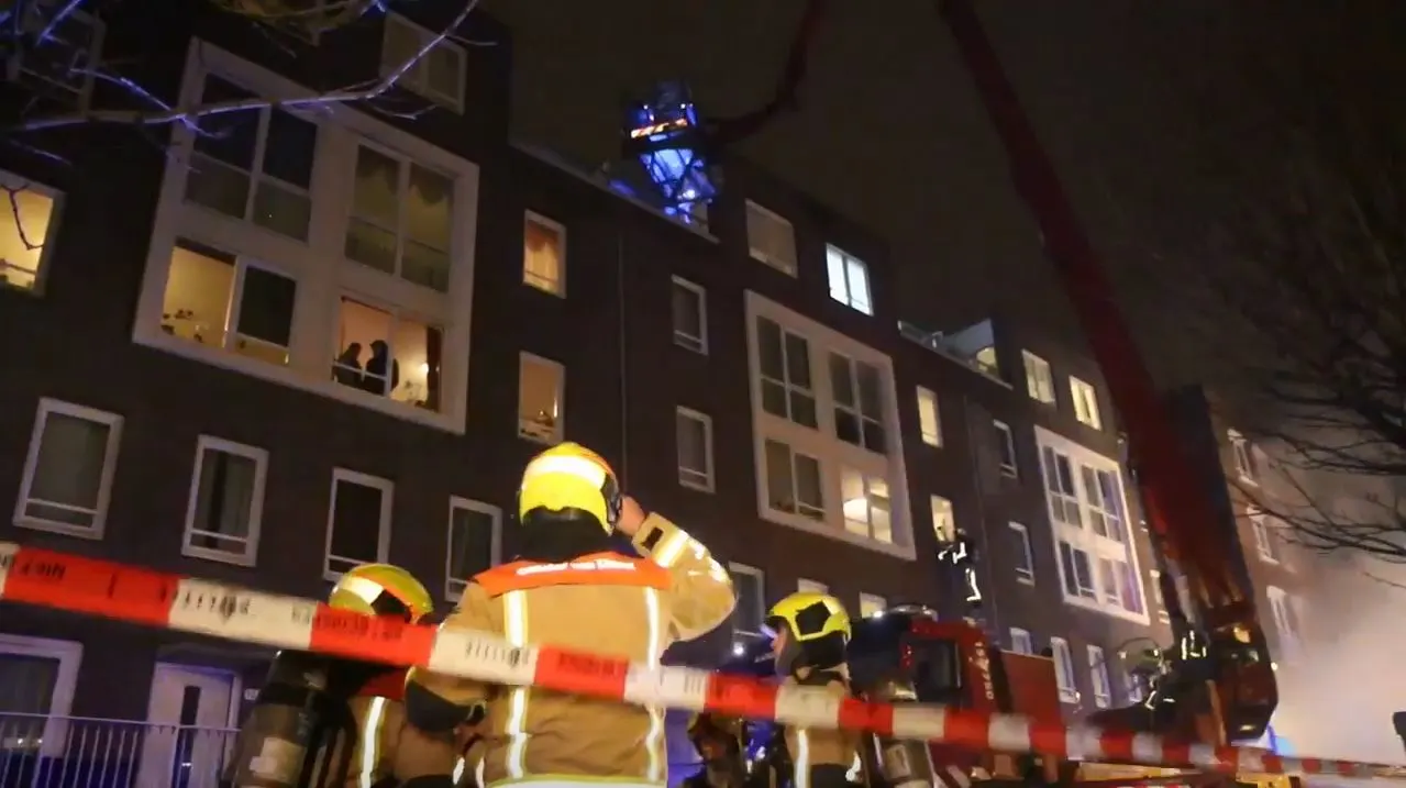 Drie aanhoudingen voor brand Den Haag op 1 januari