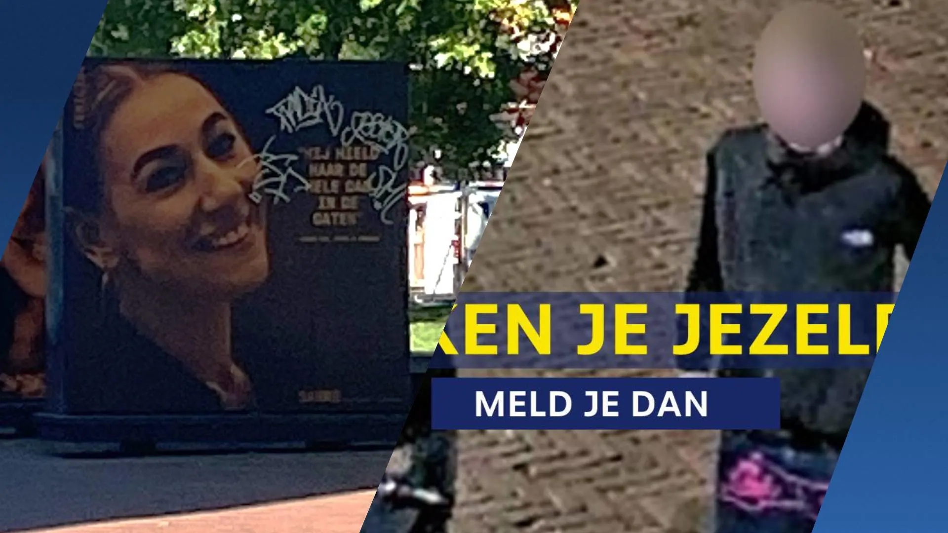 Politie deelt foto van jongens die foto van femicide-slachtoffer Sanne bekladden