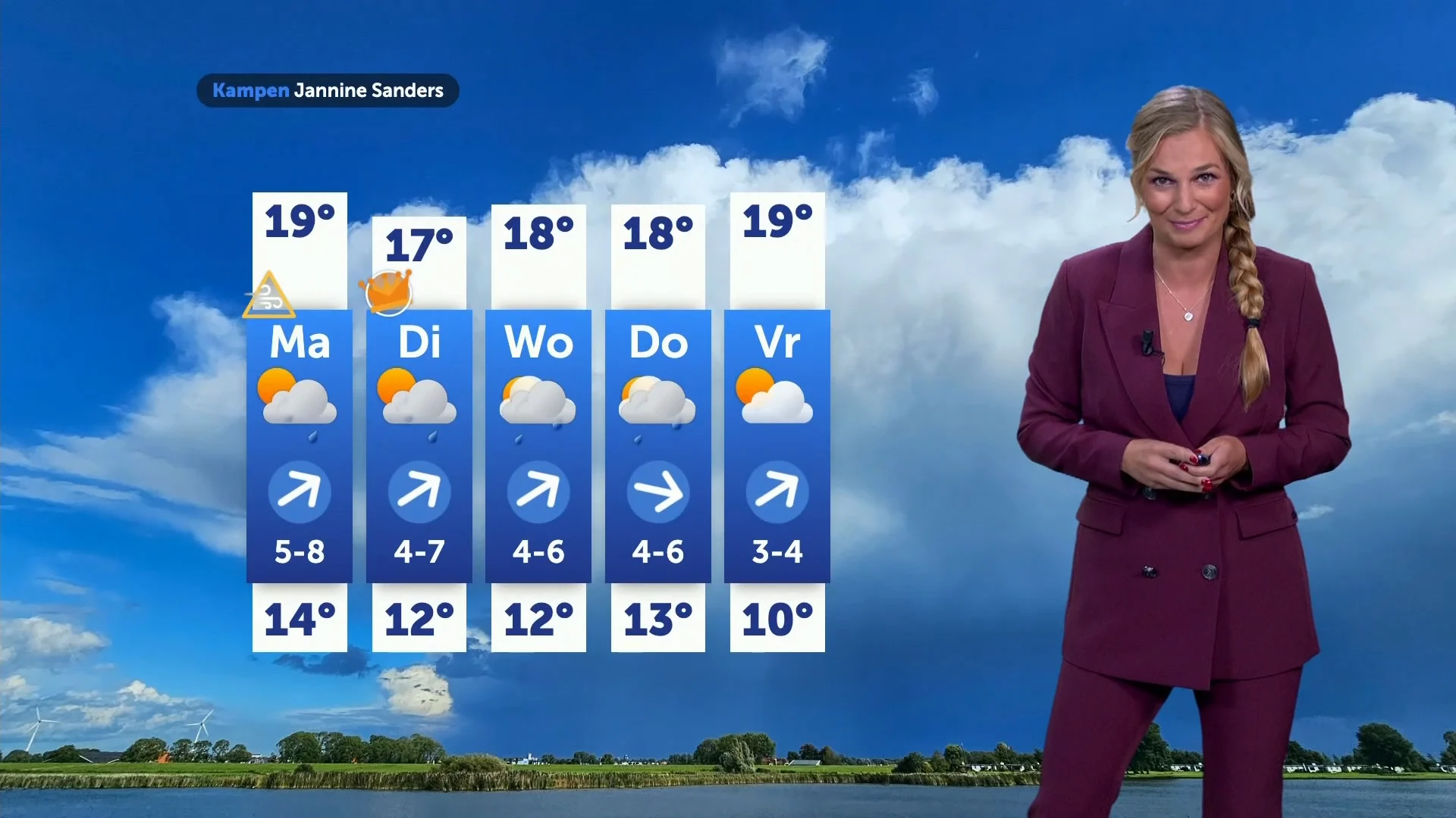 Weer slaat om: harde wind en buien op Prinsjesdagweek