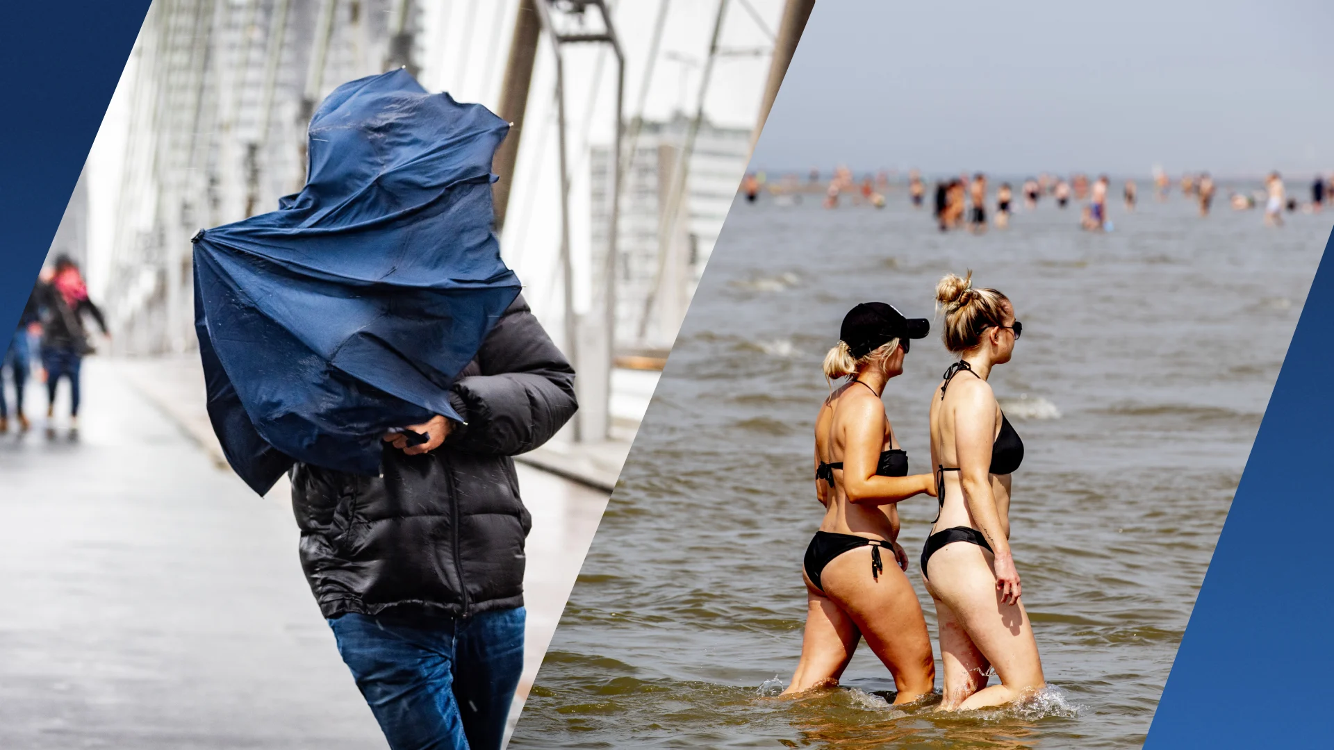 Eerst regen en wind, dan snikhete dagen op komst