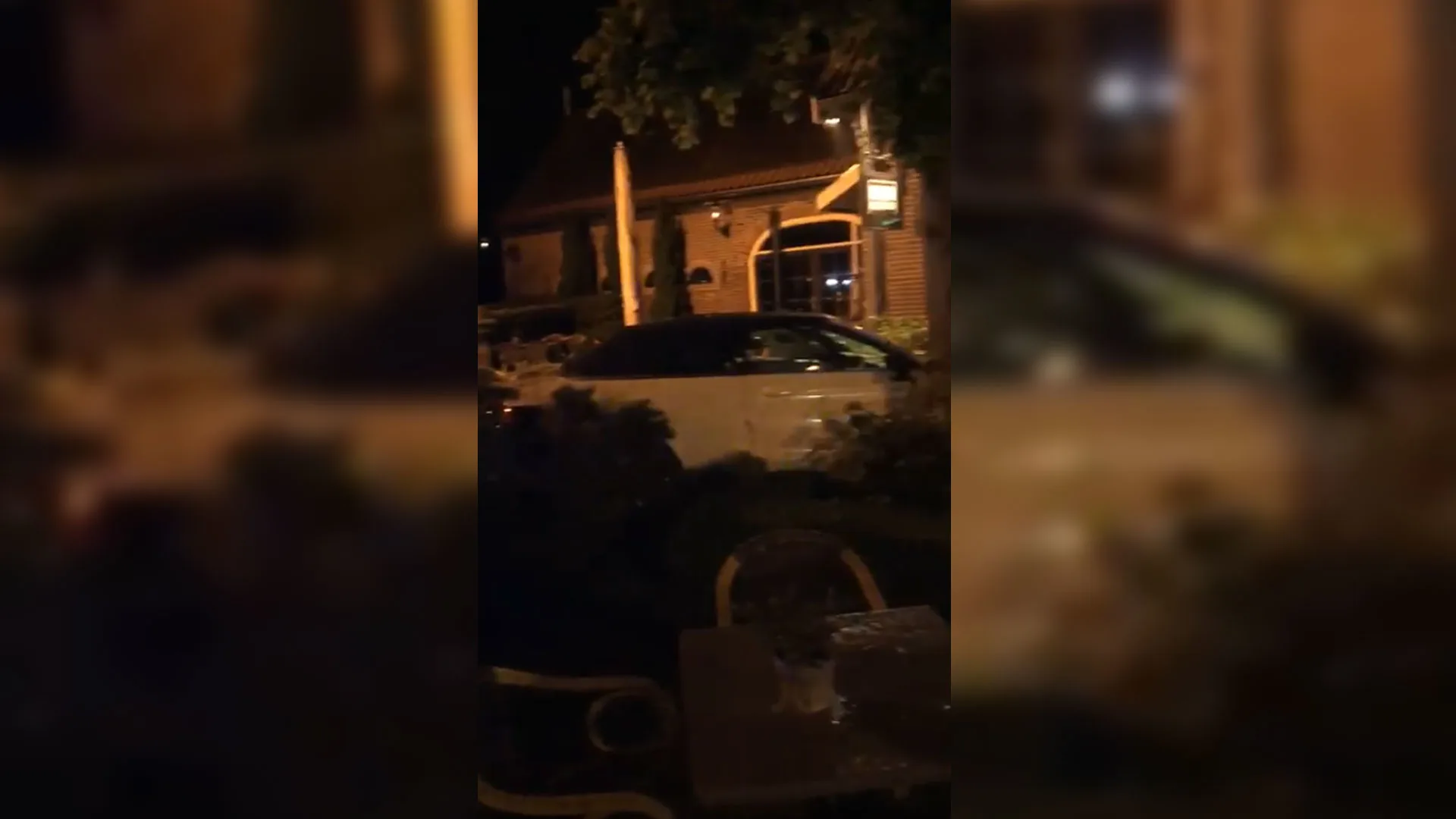 Horecapersoneel ziet voor hun neus hoe auto gelanceerd wordt op terras Noordbeemster