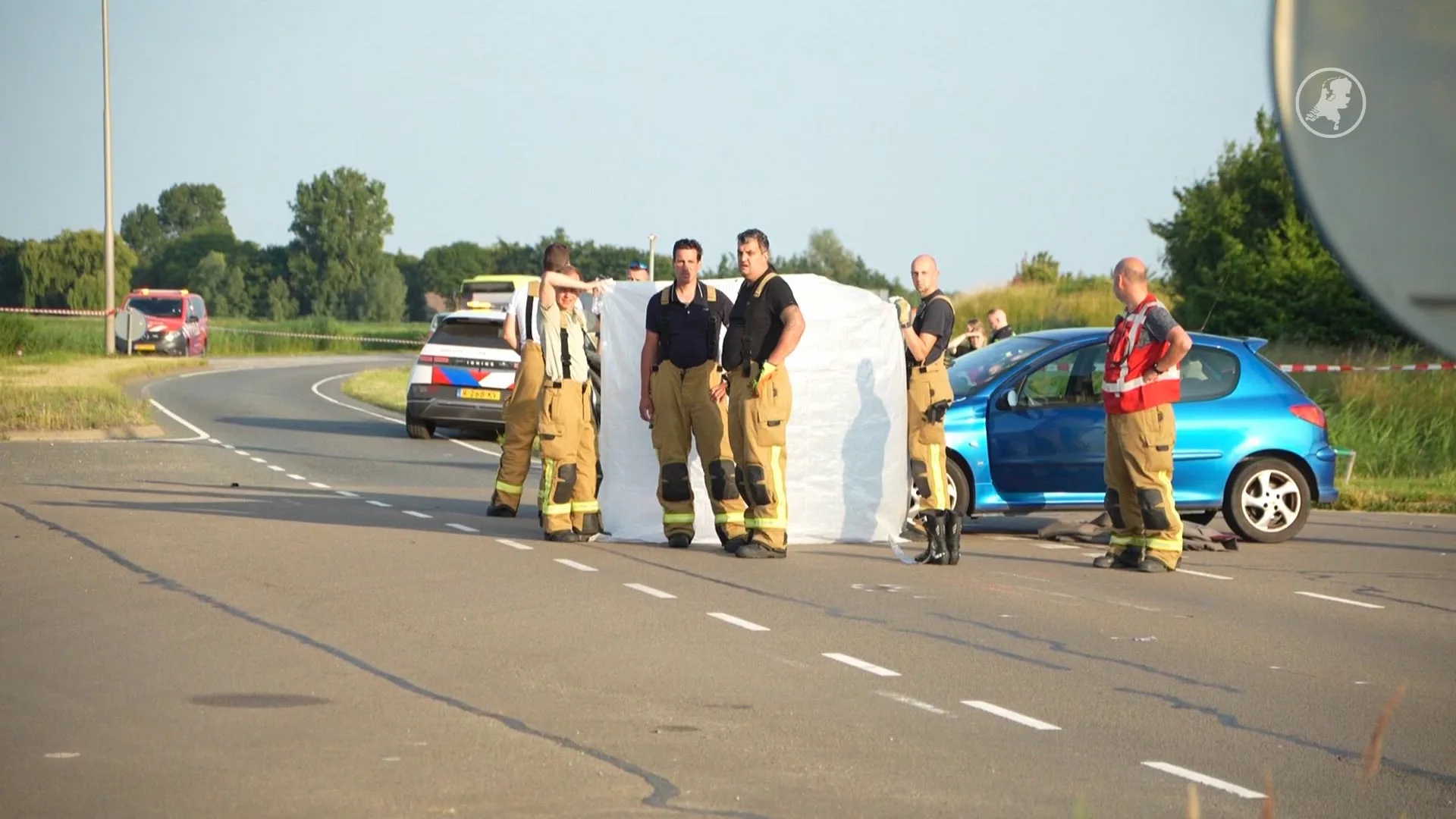 Motorrijder dood door aanrijding met auto in Nieuw-Beijerland