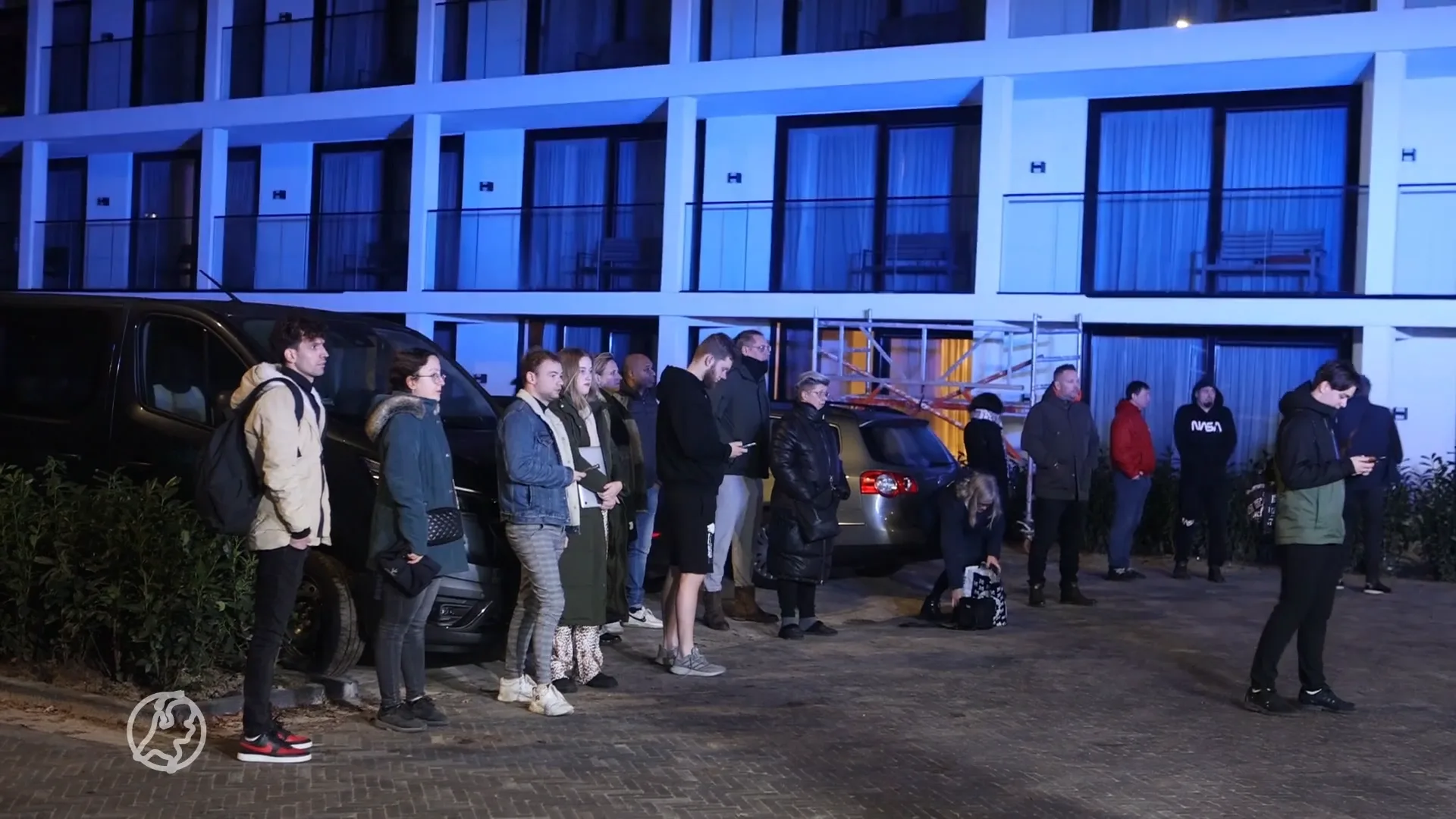 Tientallen hotelgasten in de kou na brand in Van der Valk Nuland