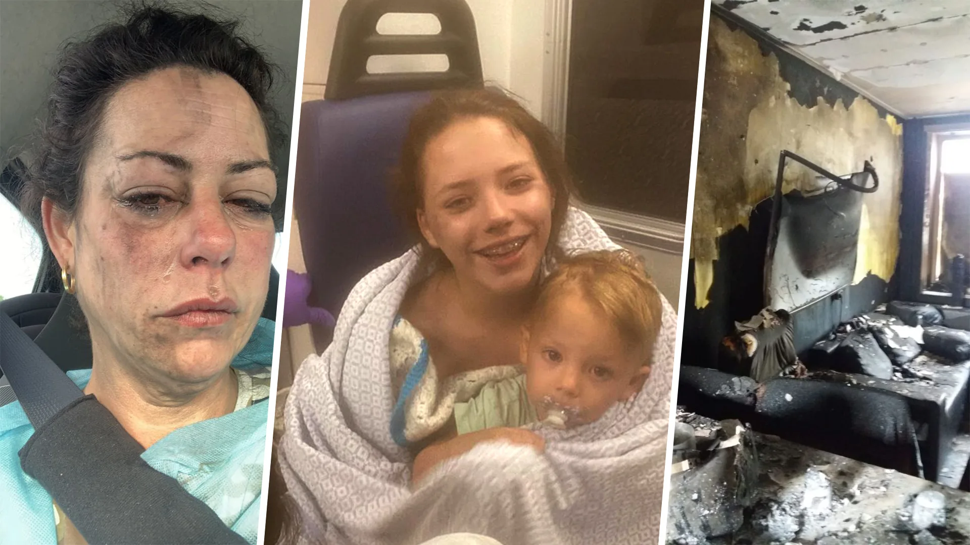Chiara en haar kinderen danken leven aan rookmelder nadat huis afbrandt door hoverboard
