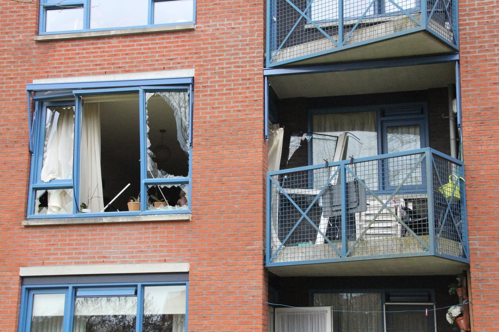 Gasexplosie in appartementencomplex Rijssen: drie woningen onbewoonbaar