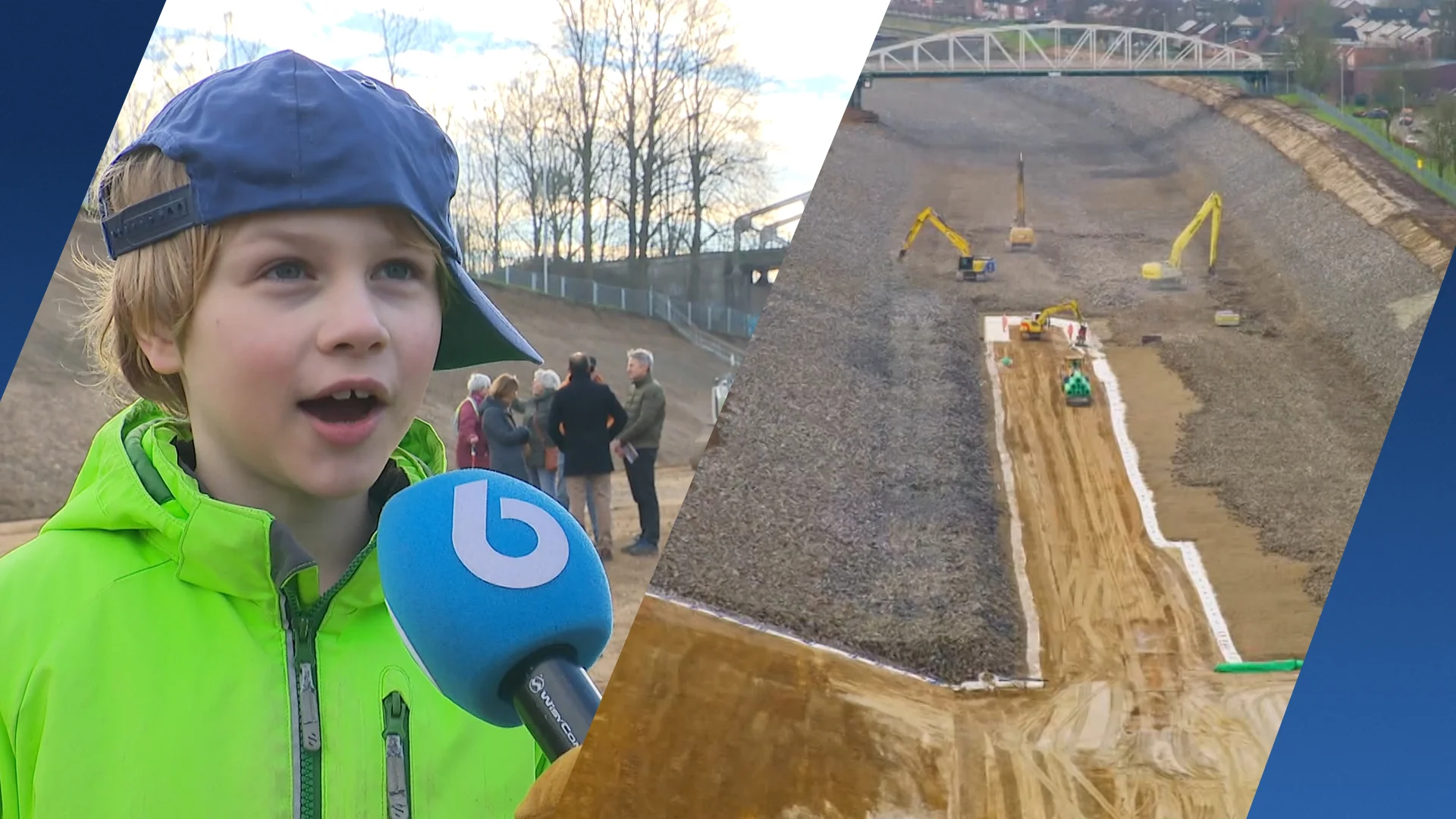 ZIEN: Duizenden mensen wandelen op bodem van het Julianakanaal