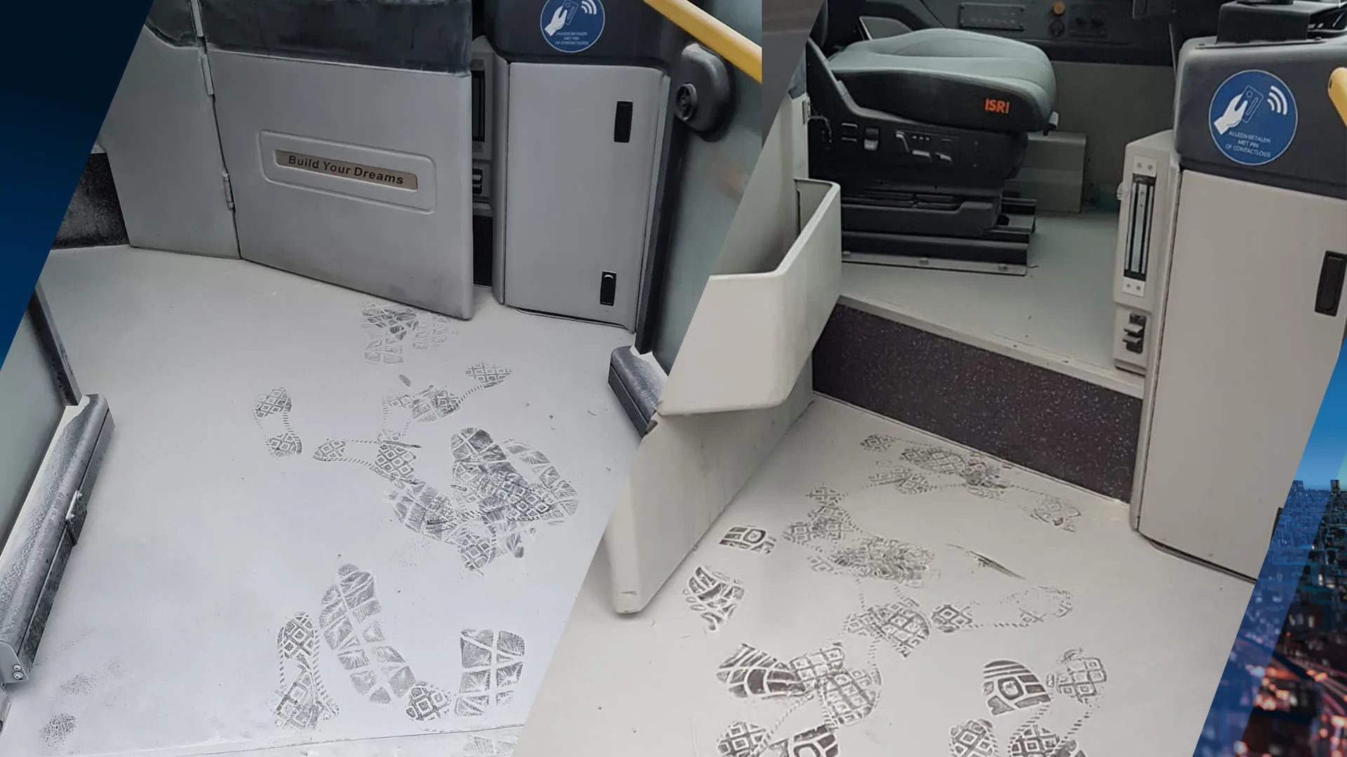 Vandalen spuiten poederblussers leeg in twintig Apeldoornse bussen