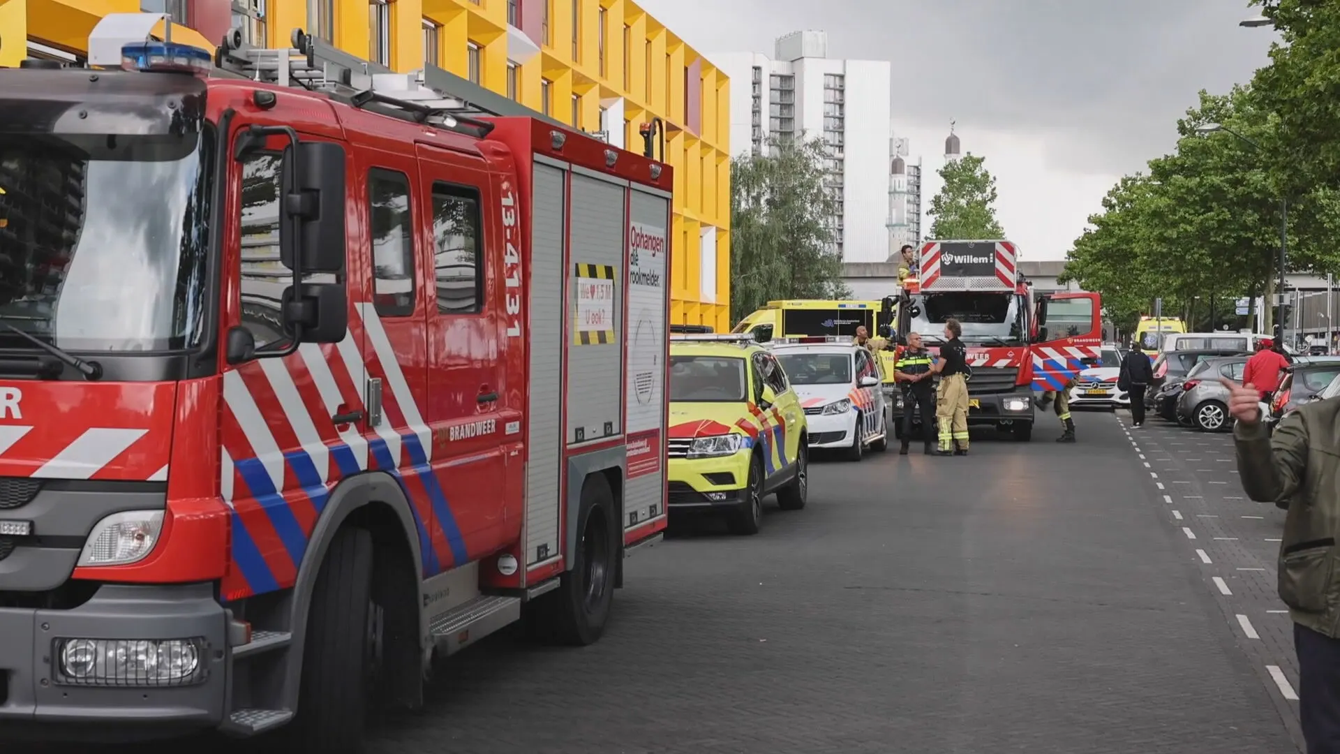 Politie vindt gewonde man na melding van schietpartij in Amsterdam