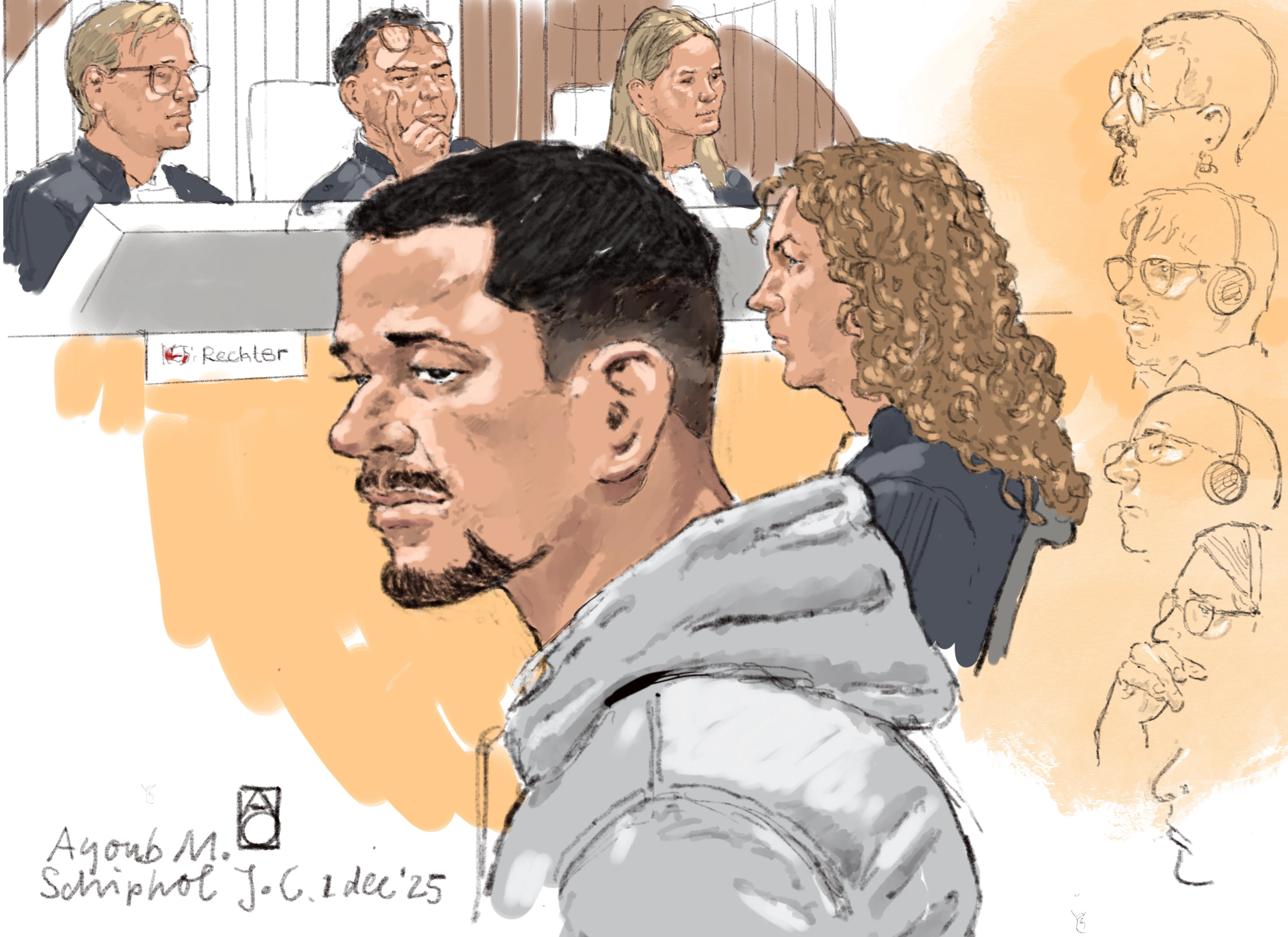 Ayoub M. krijgt alleen tbs voor dodelijke steekpartij Erasmusbrug