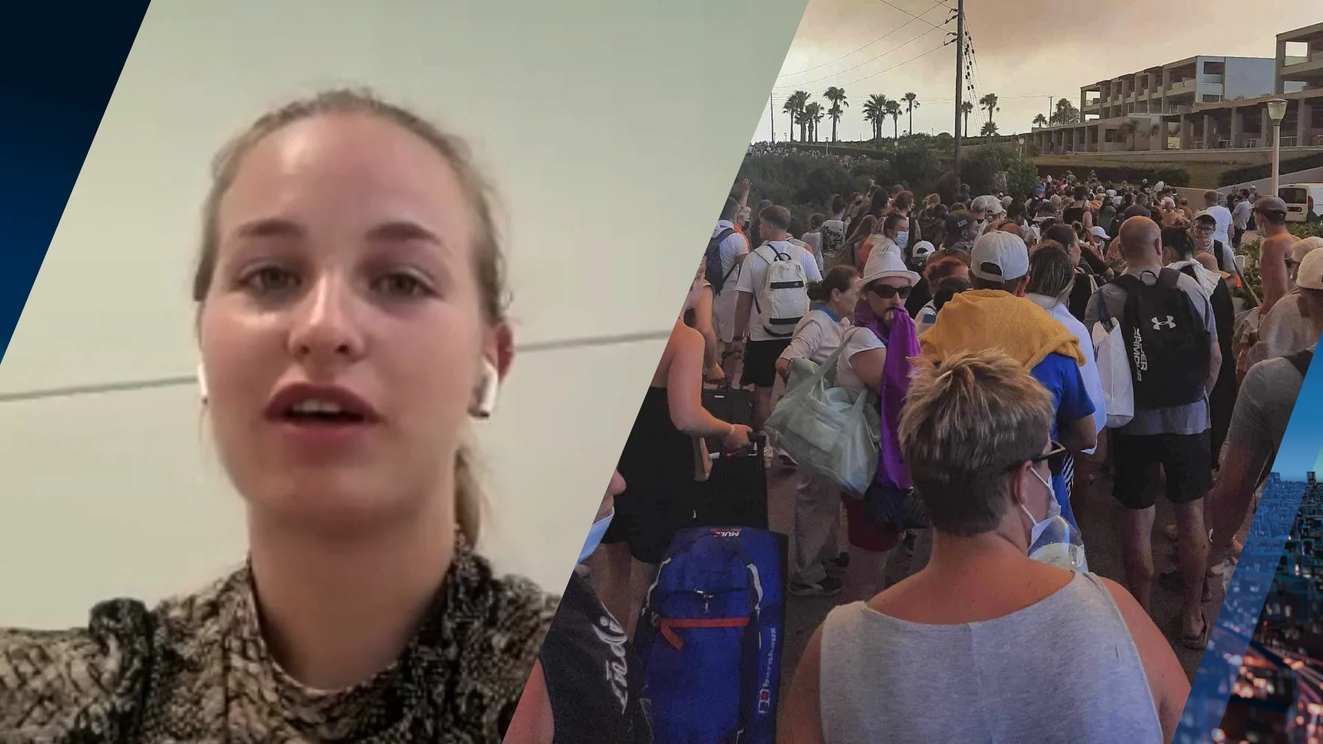 Senna maar net aan brand op Rhodos ontsnapt: 'Niet normaal hoe we dit hebben overleefd'