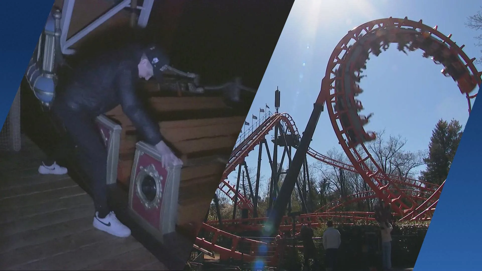 Vlogger dringt 's nachts pretpark binnen: 'Levensgevaarlijk'