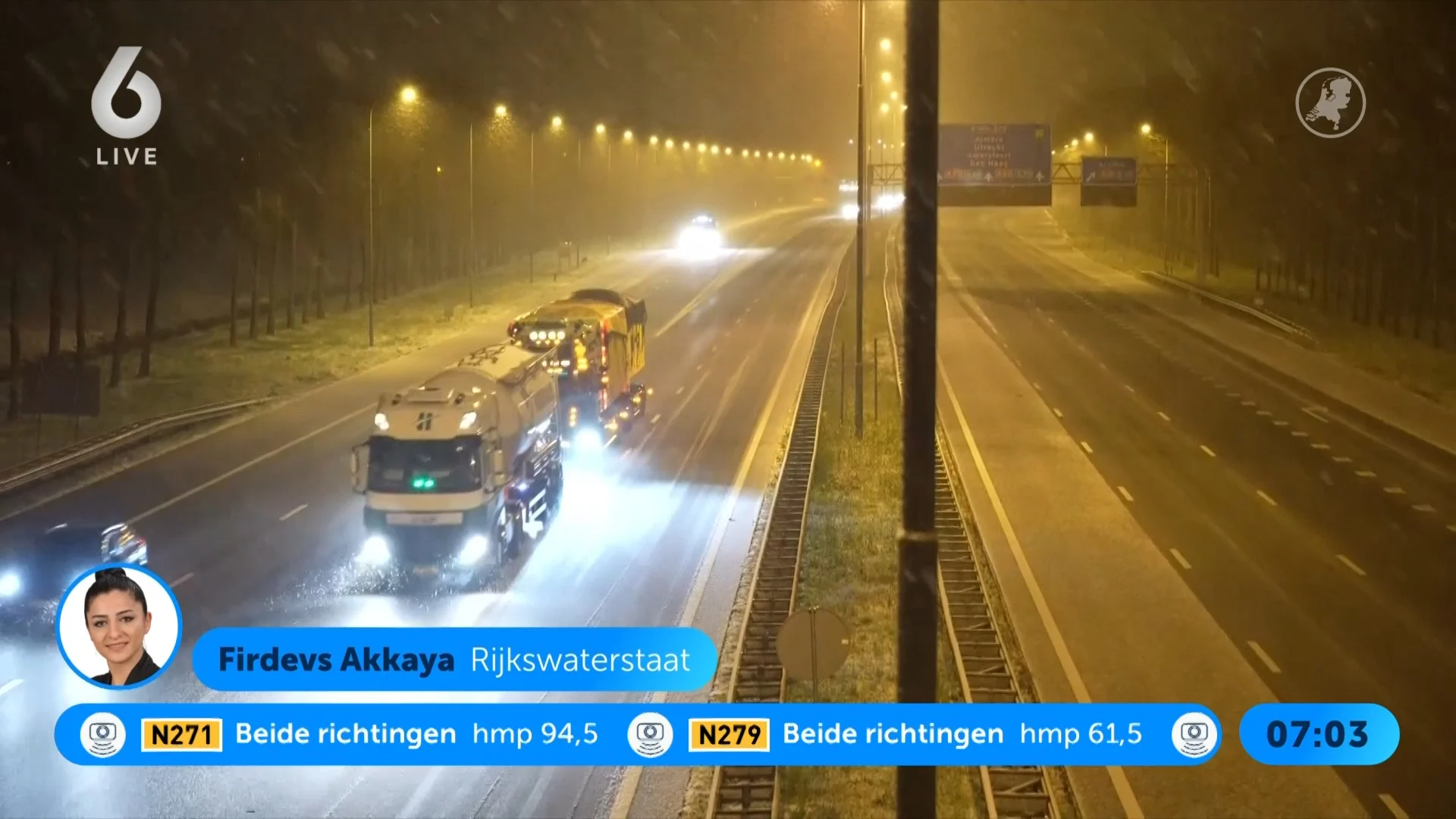 Meerdere ongelukken door gladheid, dodelijk ongeval in Rotterdam