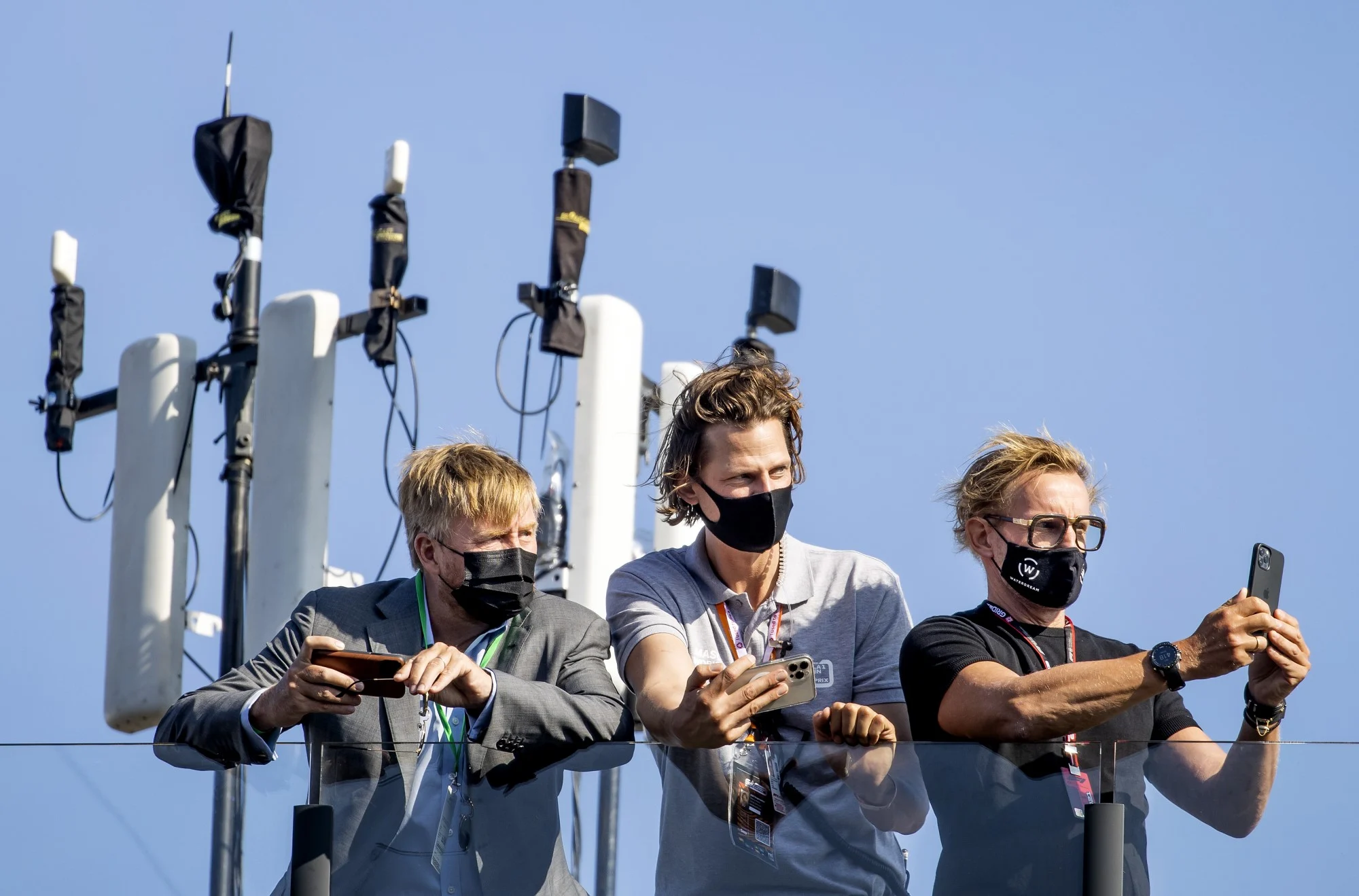 Koning aanwezig op circuit Zandvoort voor kwalificatierace Verstappen