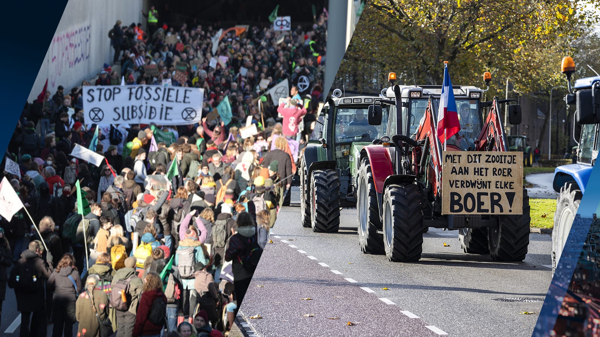 Verdeeldheid over verschil in aanpak klimaatdemonstranten en boeren: 'Wij worden hard aangepakt'