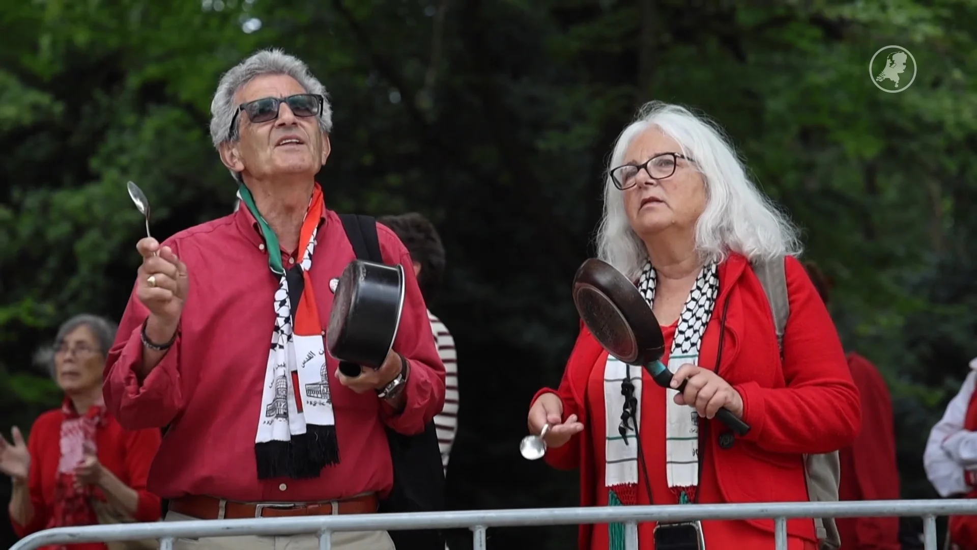 Honderden mensen demonteren tegen Gaza-beleid kabinet in Den Haag