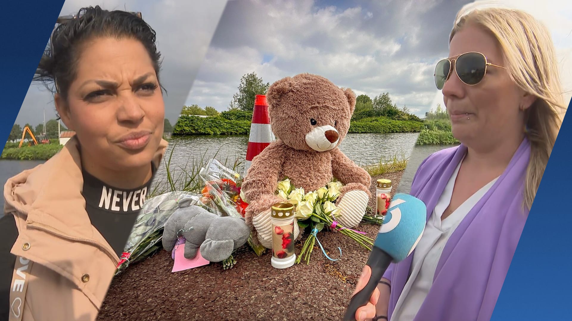 Verdriet en bloemen op plek waar Jeffrey en Emma werden gevonden