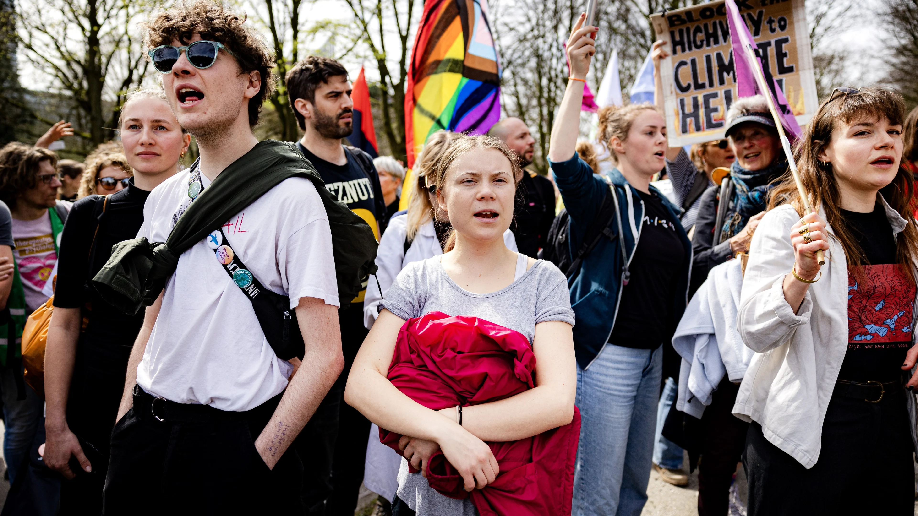 Greta Thunberg duikt na aanhouding opnieuw op bij XR-blokkade