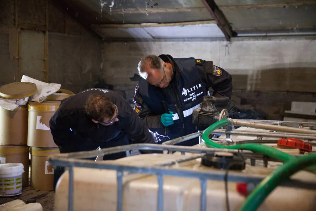 Drugslab ontdekt in Vorstenbosch, zes personen aangehouden