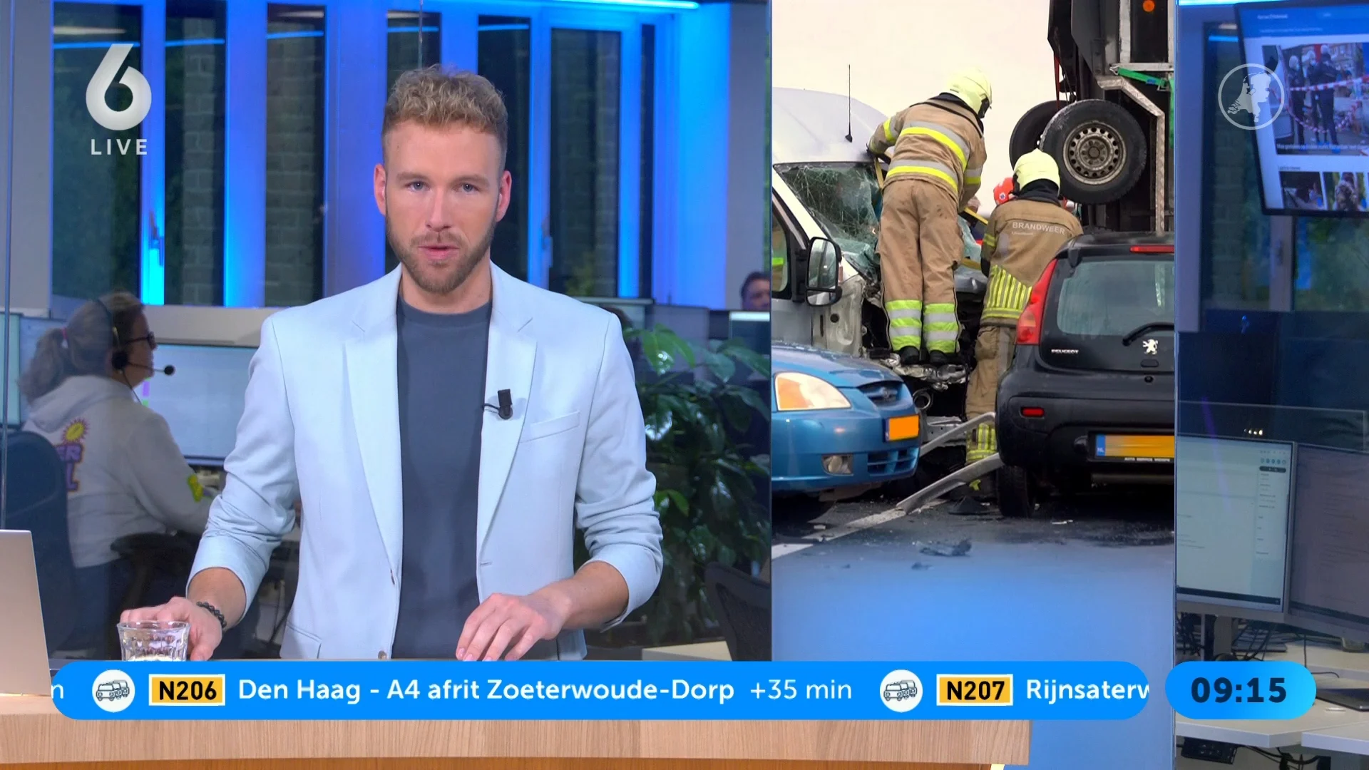 Twee zwaargewonden en ravage bij groot ongeluk in Wesepe