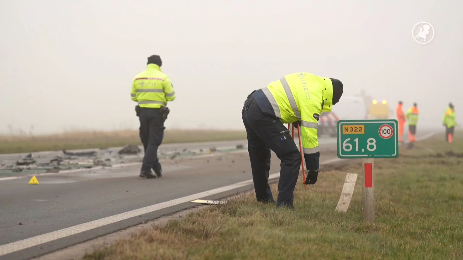 78-jarige man overleden bij frontale botsing op N322 in Afferden
