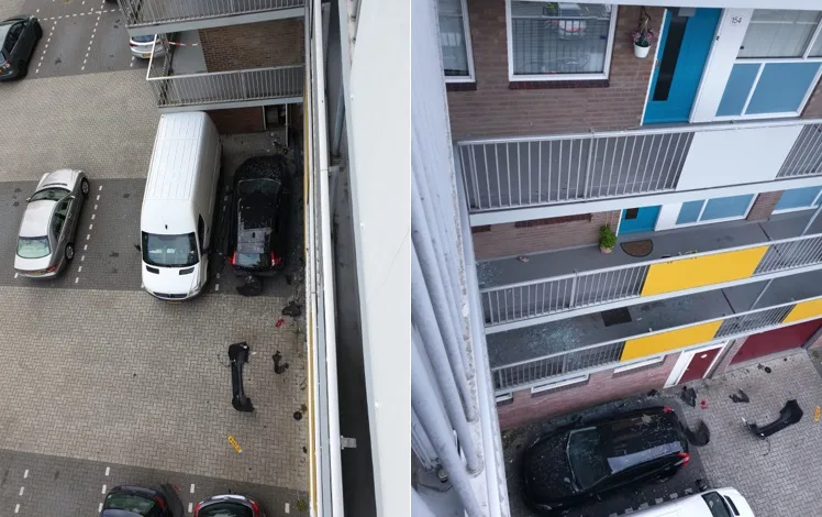 Harde ontploffing zorgt voor ravage bij flat in Krommenie