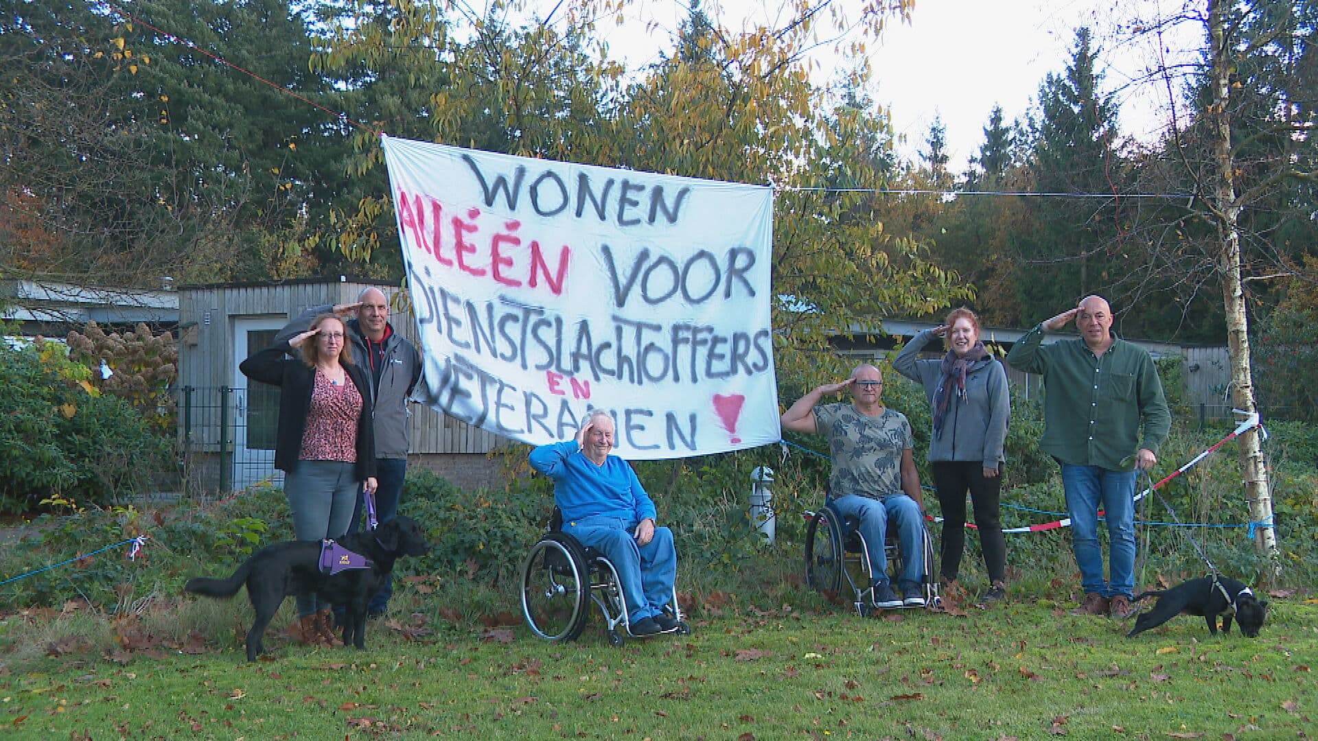 Veteranen vrezen voor hun veilige woonplek in Doorn: 'Deze plek betekent zo veel voor ons'