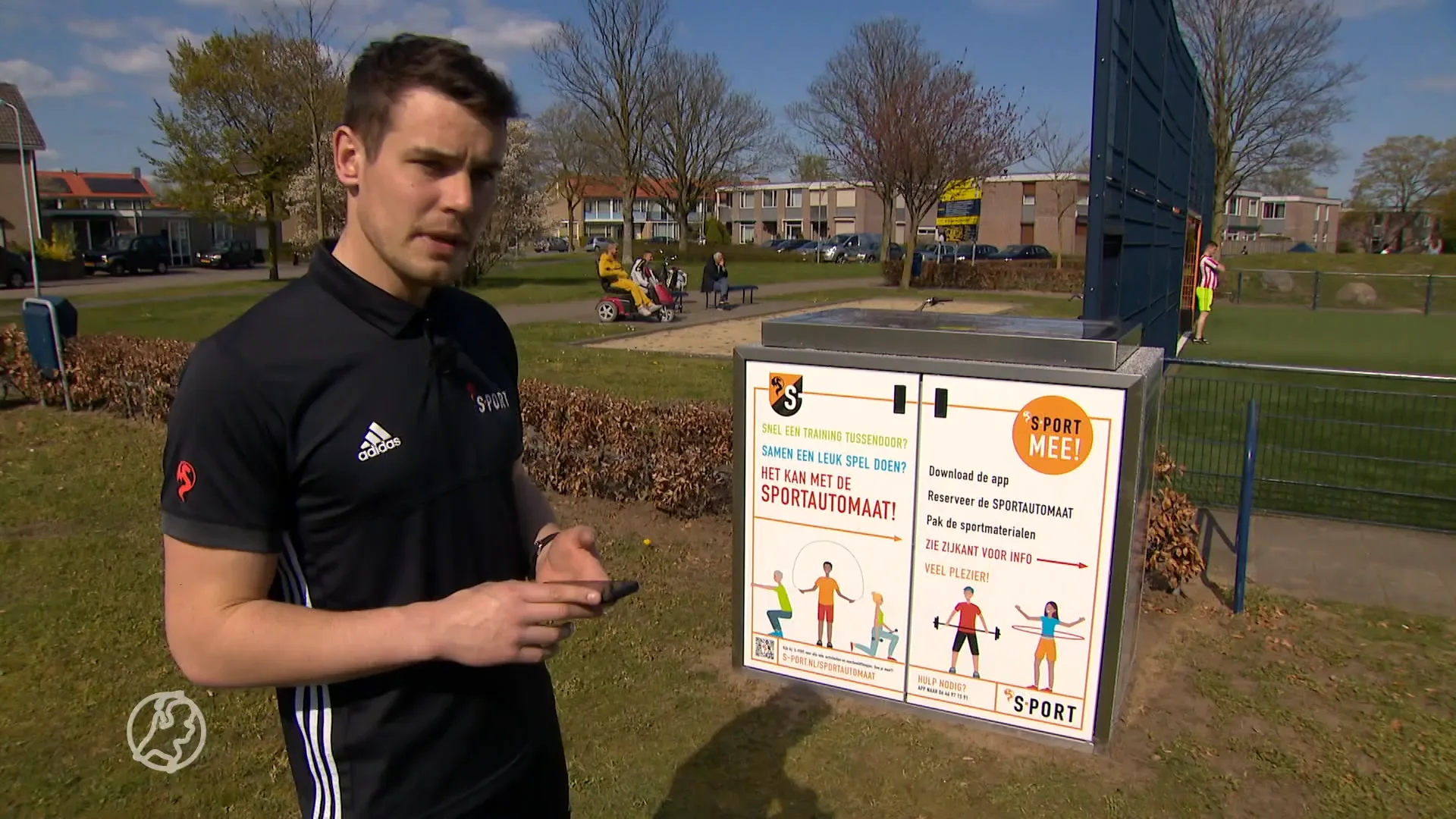 Eerste sportautomaat van Nederland moet meer mensen in beweging krijgen