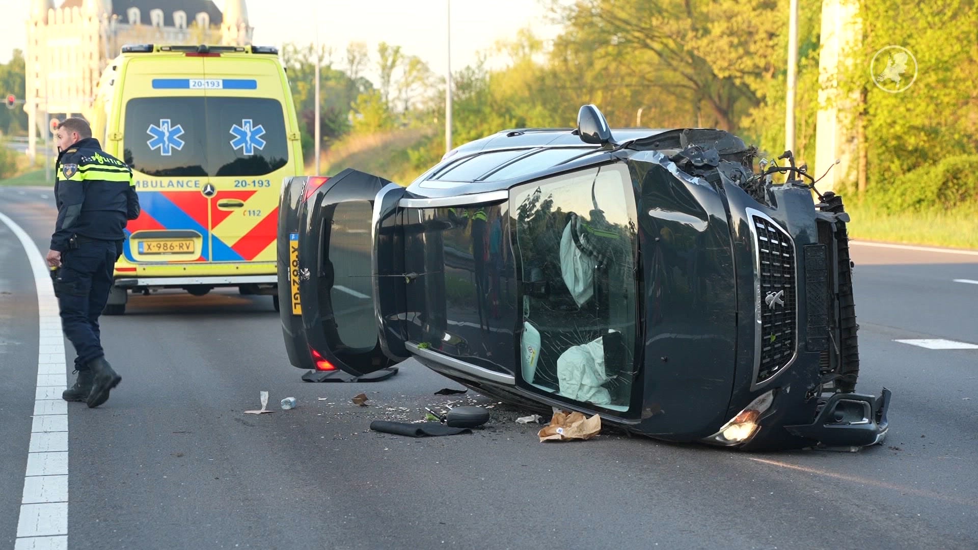 Vijf gewonden bij auto-ongeluk in Kaatsheuvel, bestuurder had cocaïne gebruikt