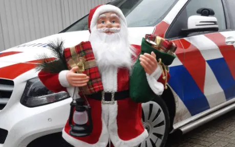 Gestolen kerstman uit Cranendonck met kerstavond weer terug bij eigenaar