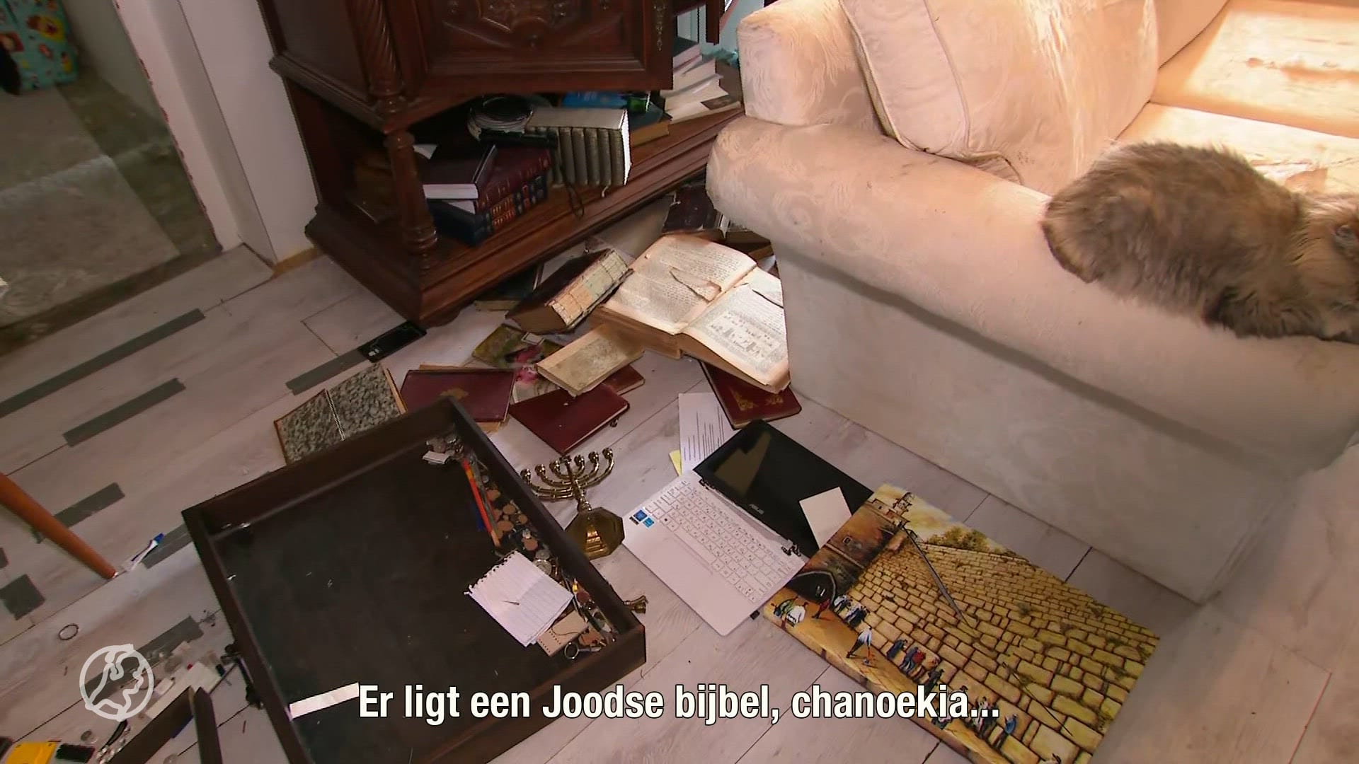 Huis van joodse Michael wordt volledig vernield