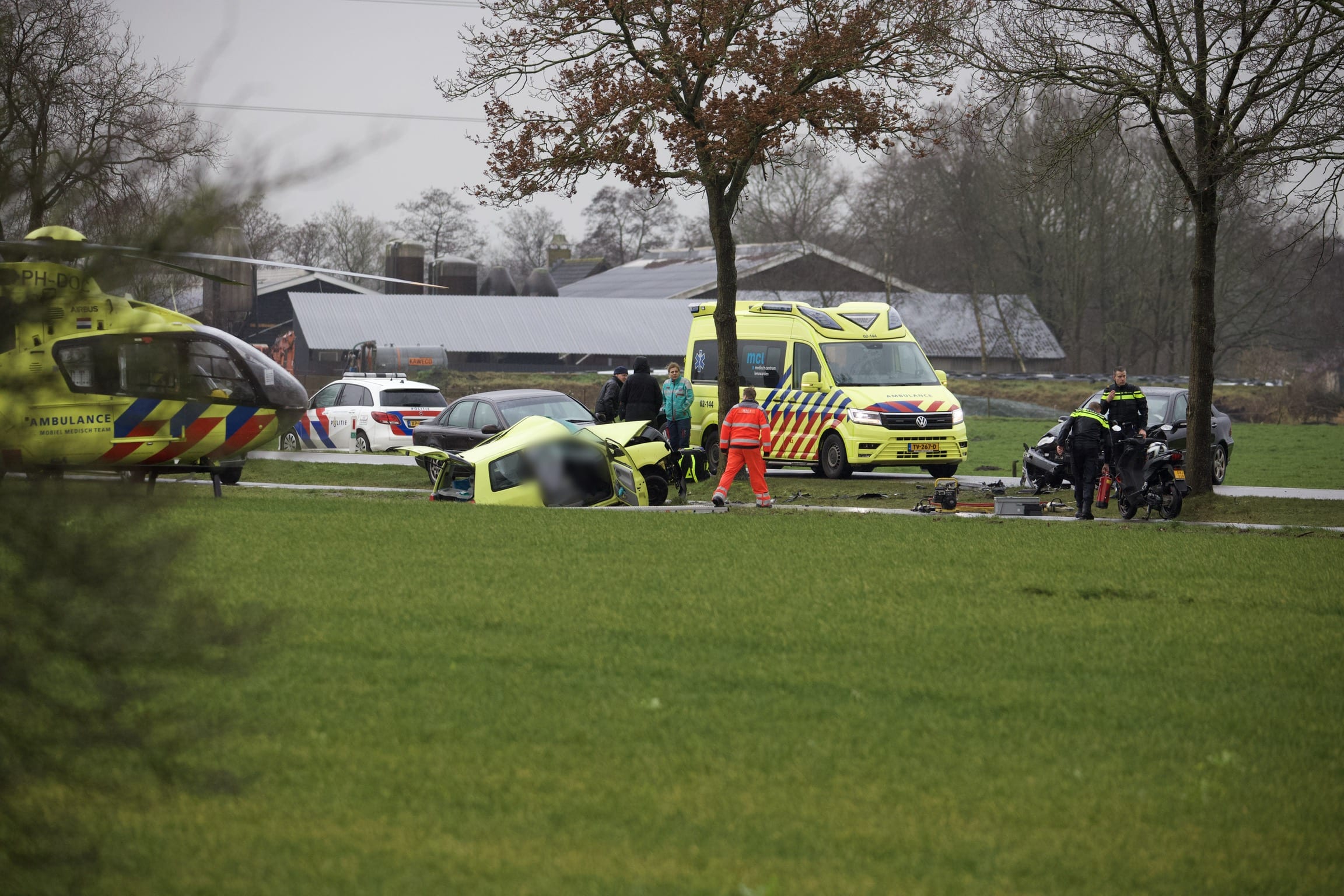 Bejaarde man (83) overleden bij ernstig ongeluk in Gorredijk