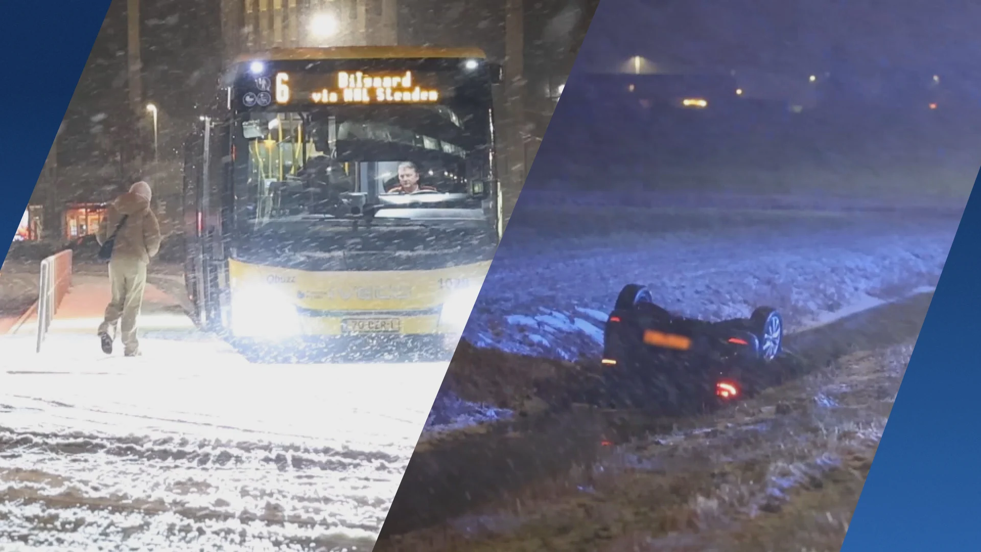 Ongevallen en extra drukte op de weg: sneeuw verrast verkeer in het noorden