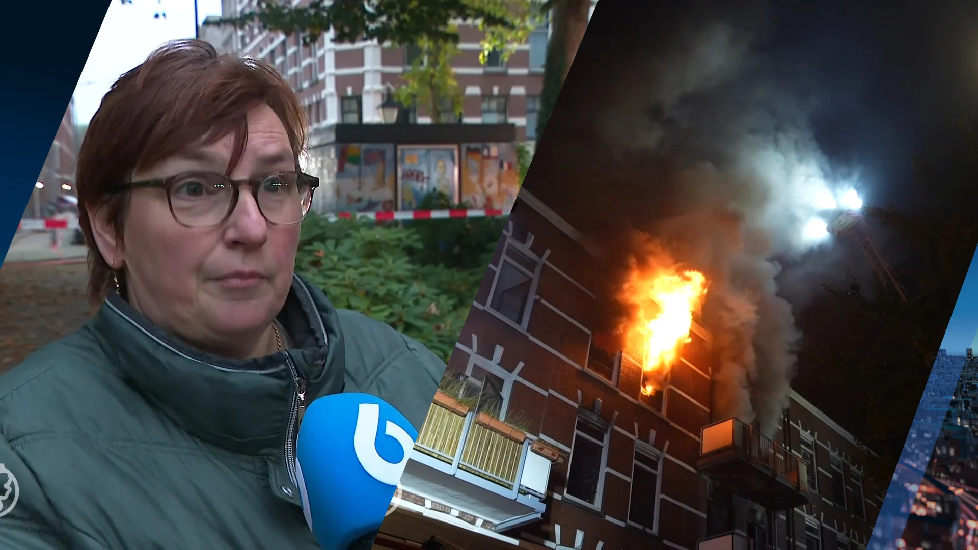 Buurvrouw Jolanda geschokt door brand Rotterdam: 'Eerst dieren in veiligheid gebracht'