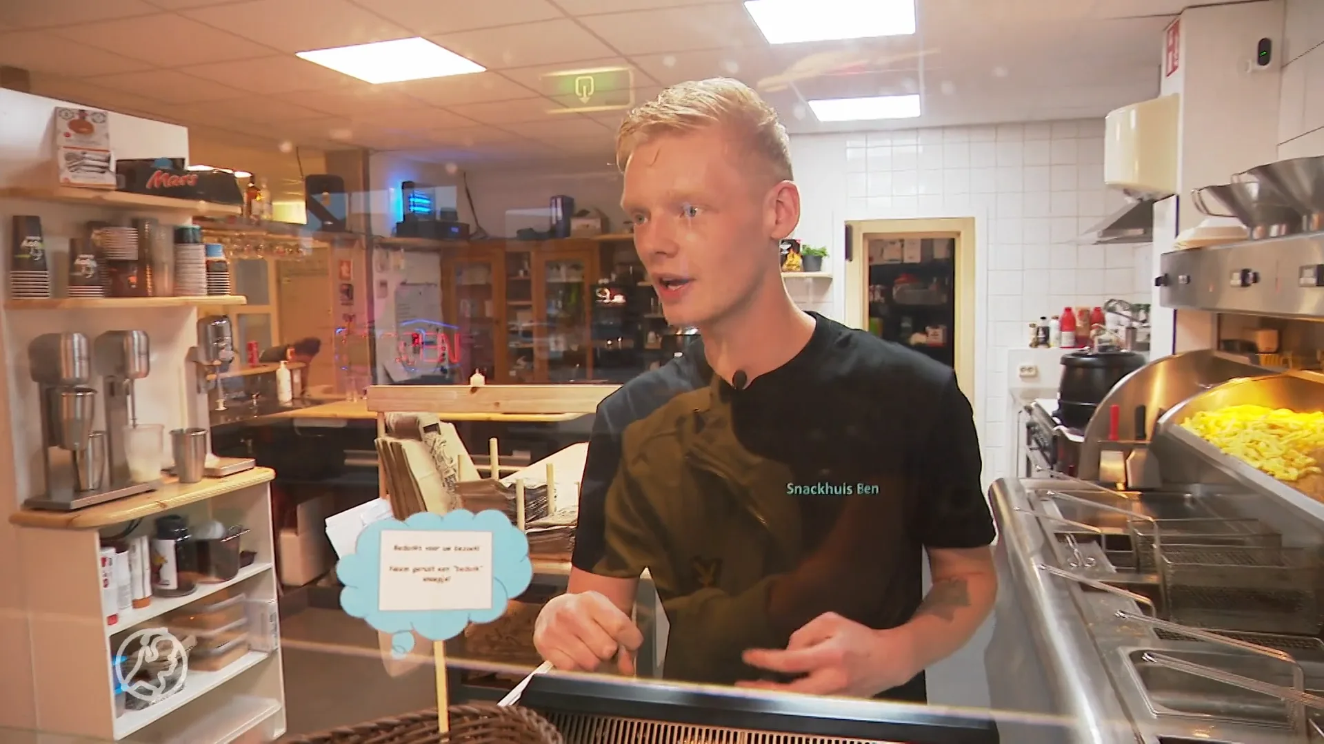 Man weigert QR-code te tonen in snackbar van Ben en gaat compleet door het lint