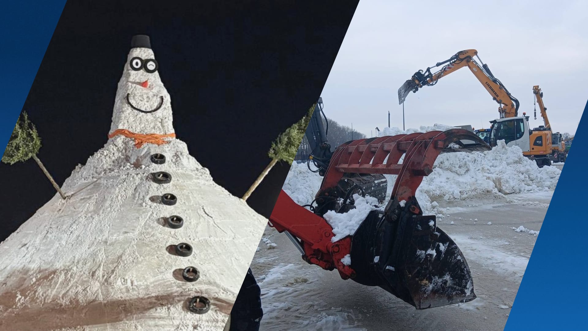 Sneeuwstrijd barst los: na Staphorst wil Espelo hoogste sneeuwpop terug