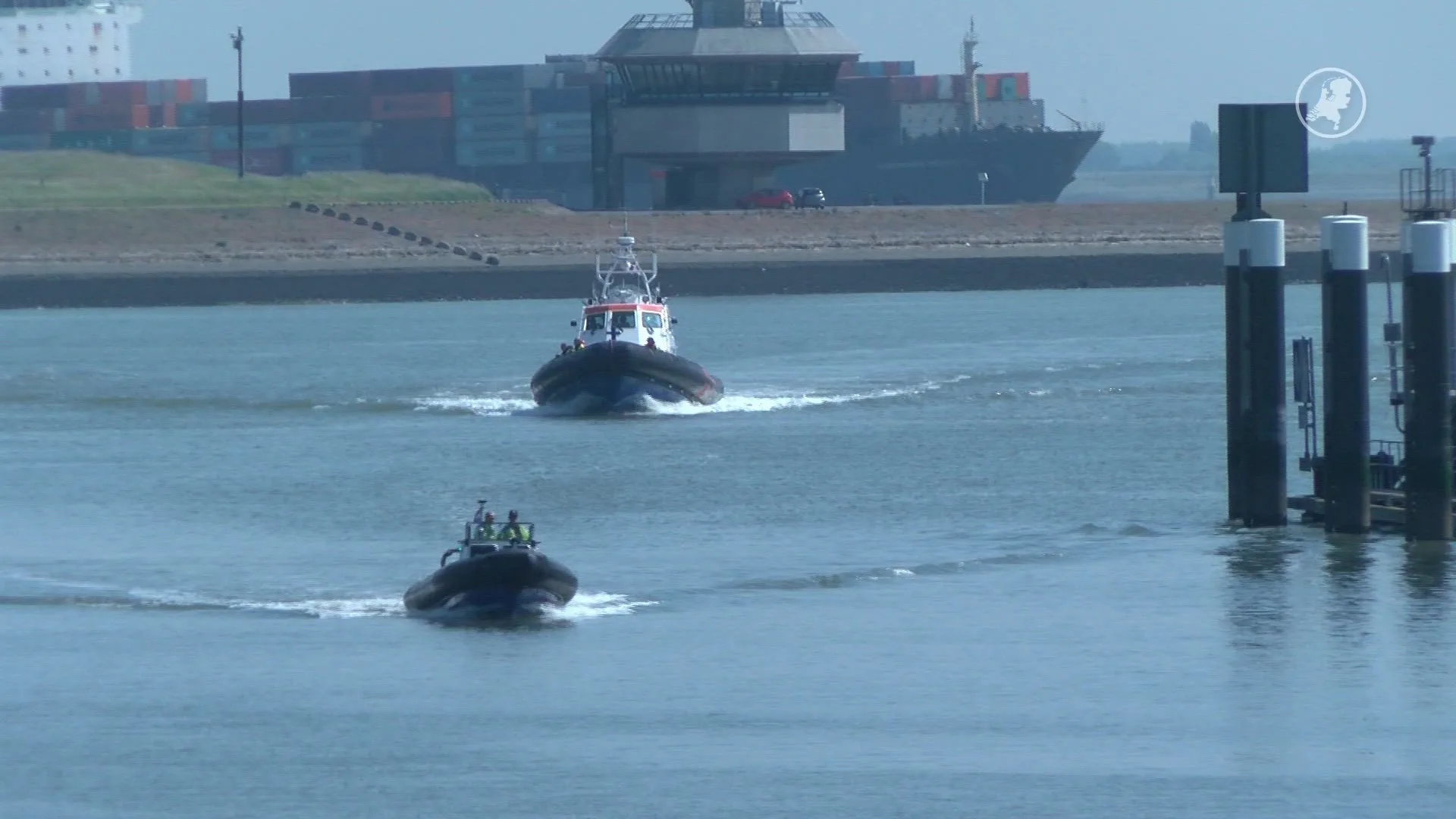 Bemanningsleden gered na aanvaring Westerschelde