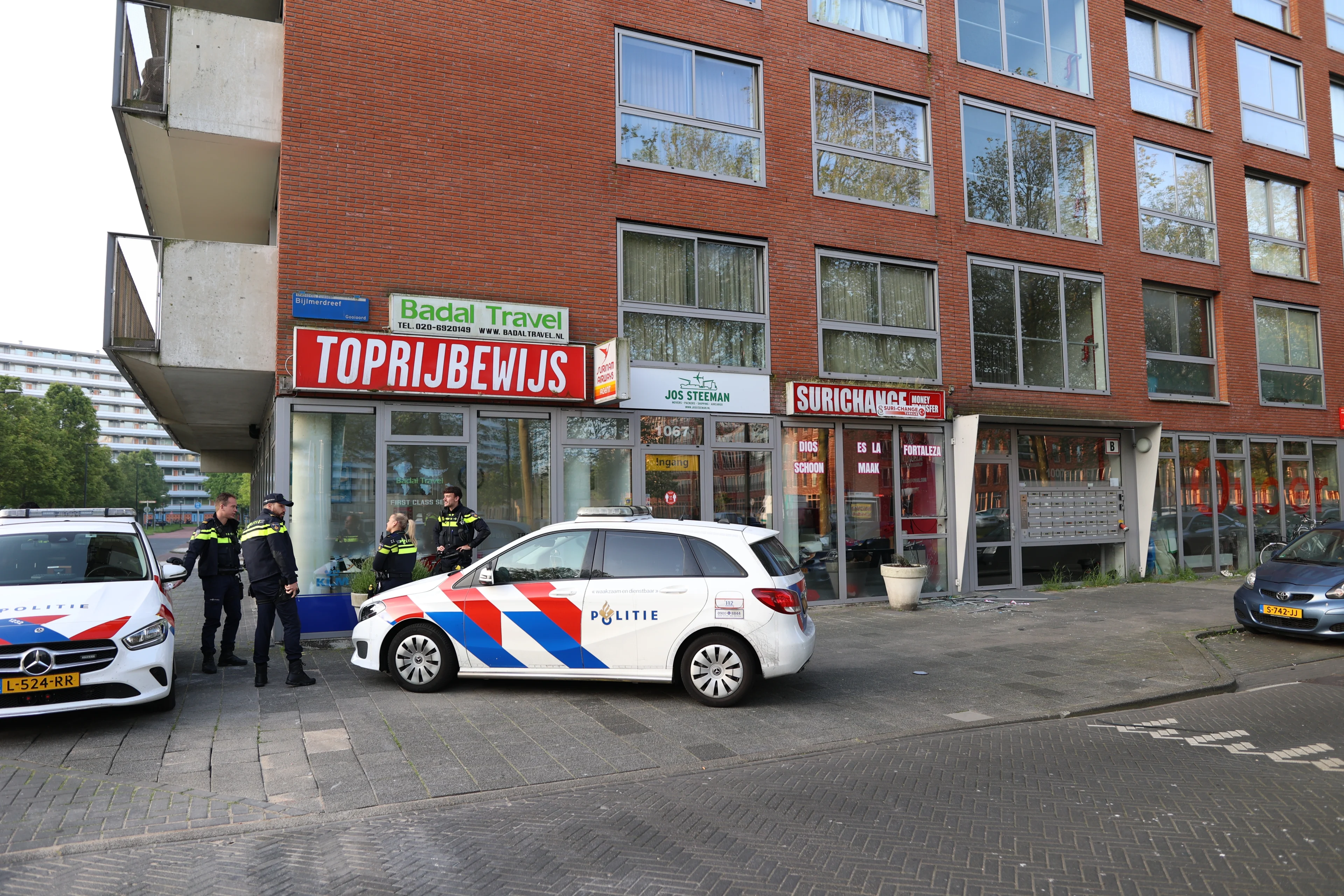 Opnieuw explosie bij Surinaams geldwisselkantoor in Amsterdam