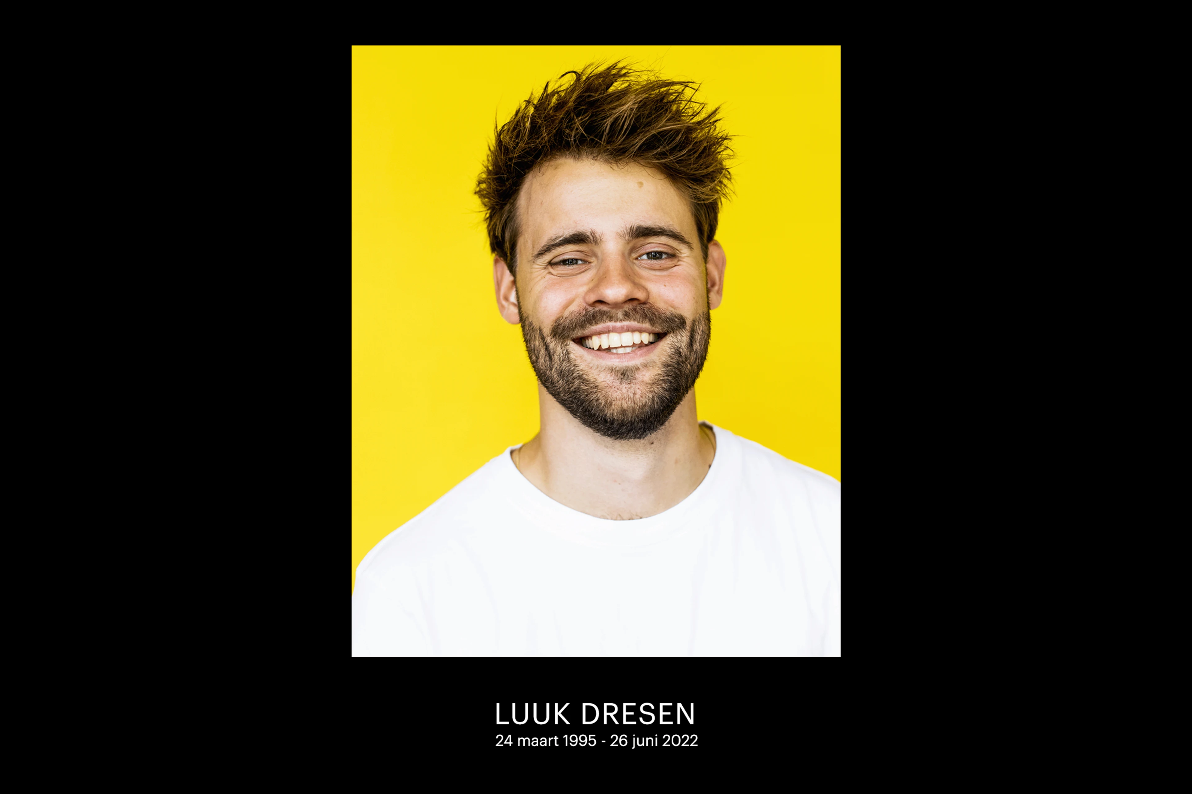 Talentvolle presentator Luuk Dresen (27) overleden