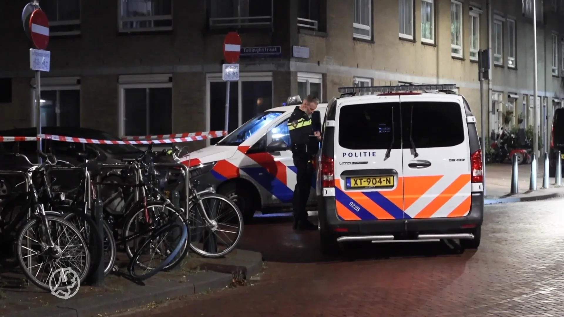 Man vlucht voor kogelregen, raakt gewond aan been