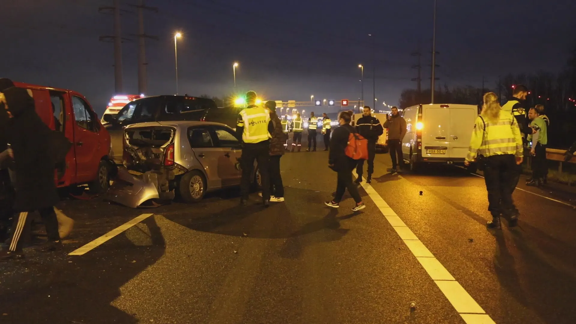 Kettingbotsing op A9 bij Spaarndam zorgt voor filerijden richting Amstelveen