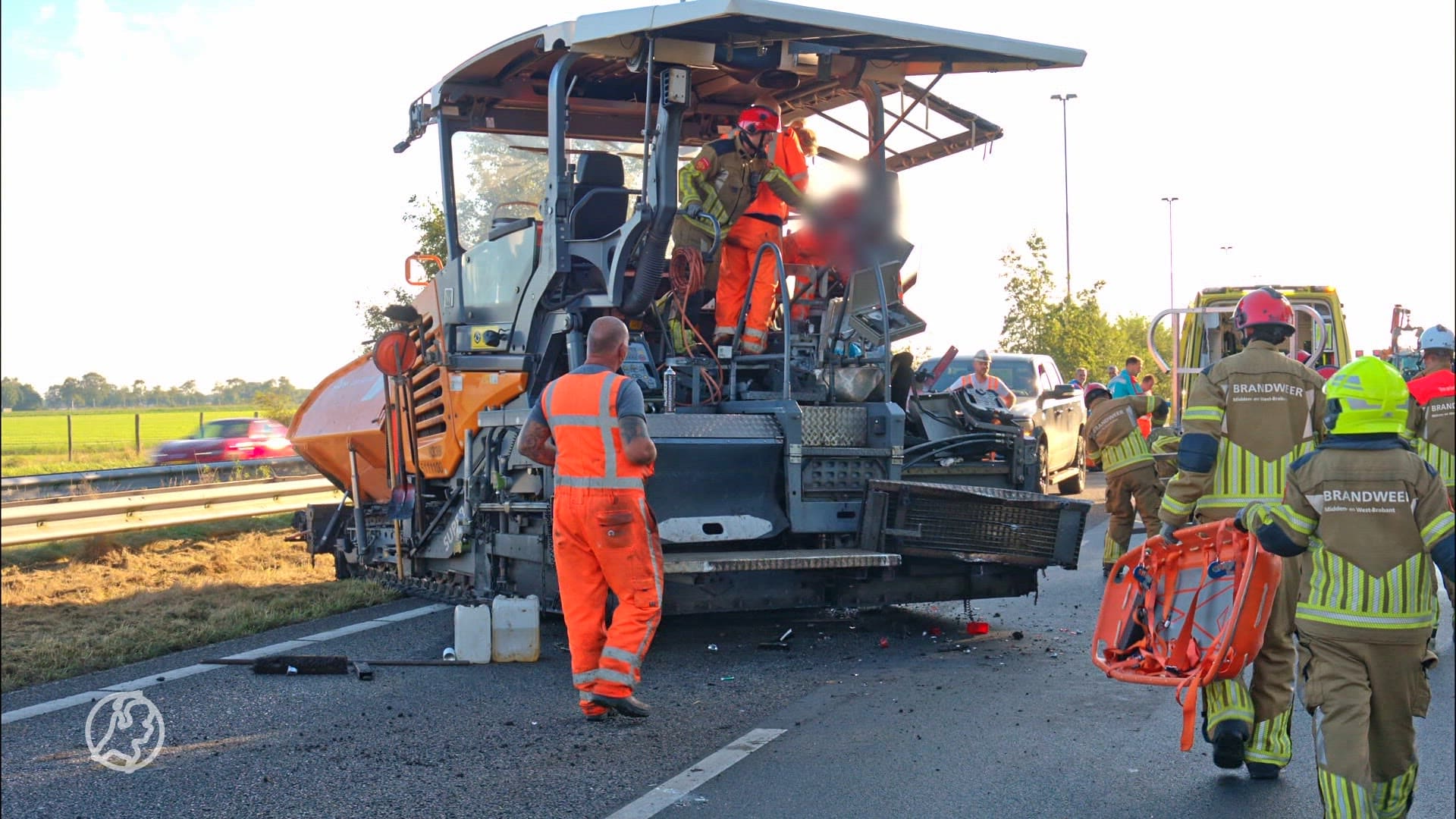 Opmerkelijk: A58 afgesloten door werkzaamheden, toch zwaar ongeval met vrachtwagen