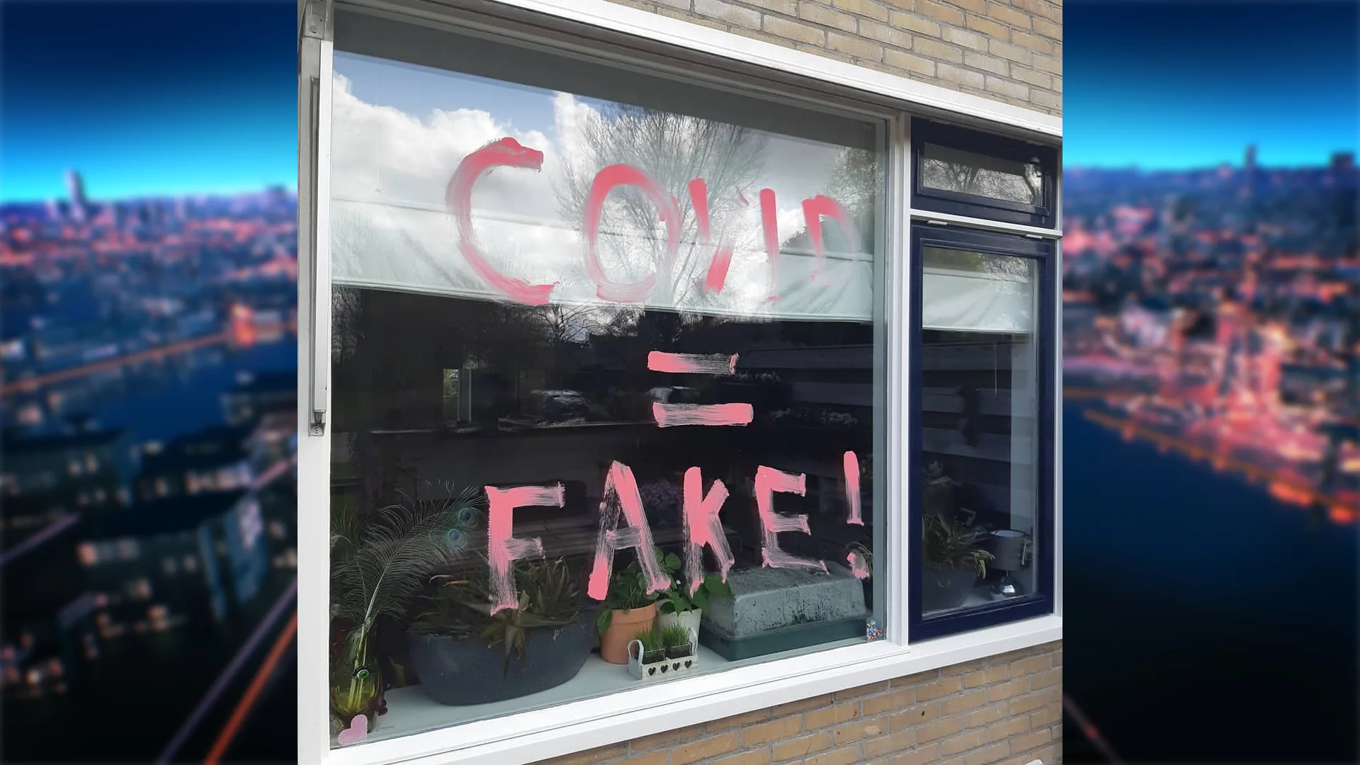 Virusontkenners bekladden huis van coronapatiënt die in ziekenhuis ligt