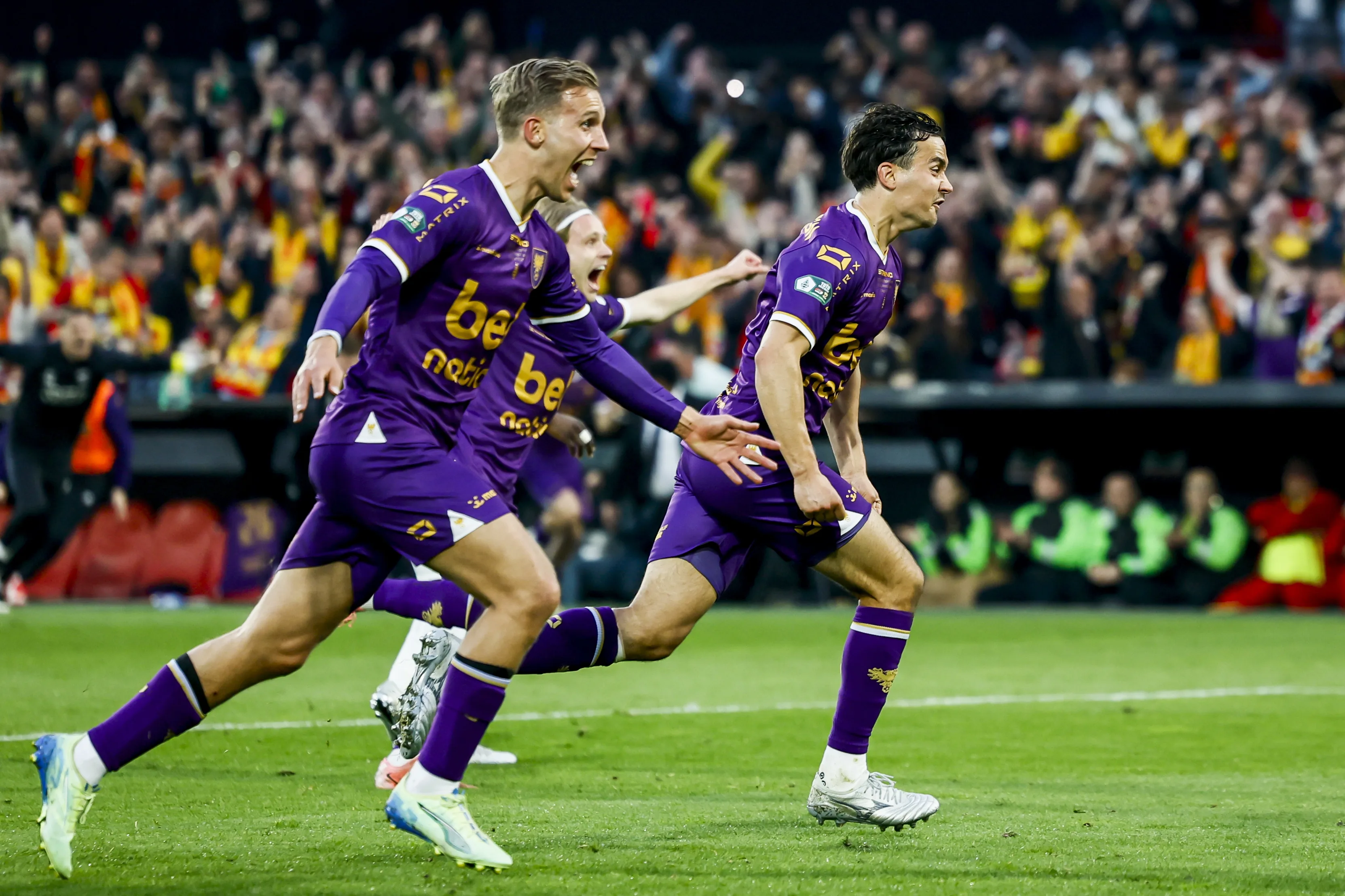 Go Ahead Eagles woensdag gehuldigd in Deventer na bekerwinst