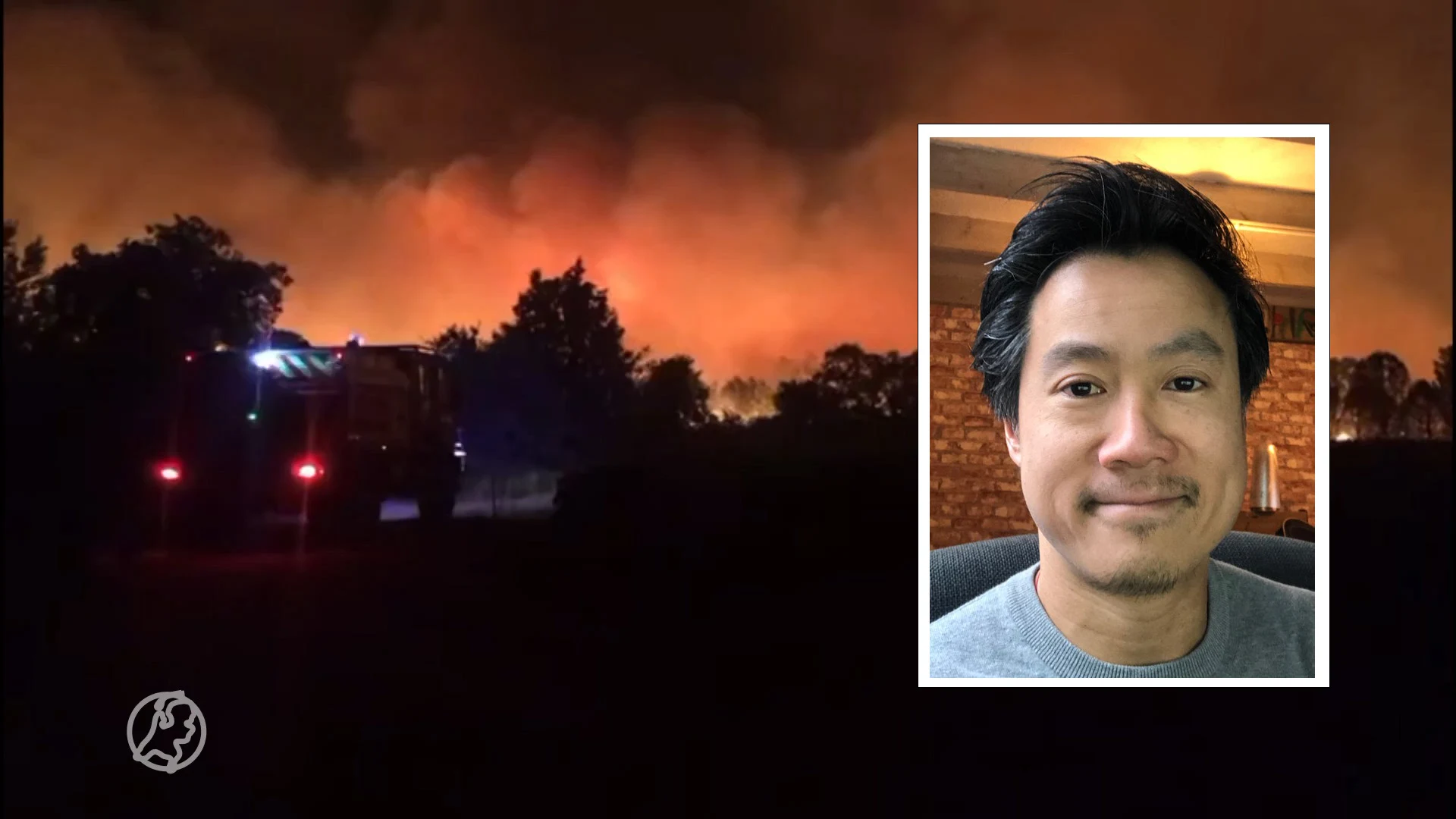 Youbons vakantie in brandend gebied verandert in nachtmerrie: 'Moesten alles achterlaten'